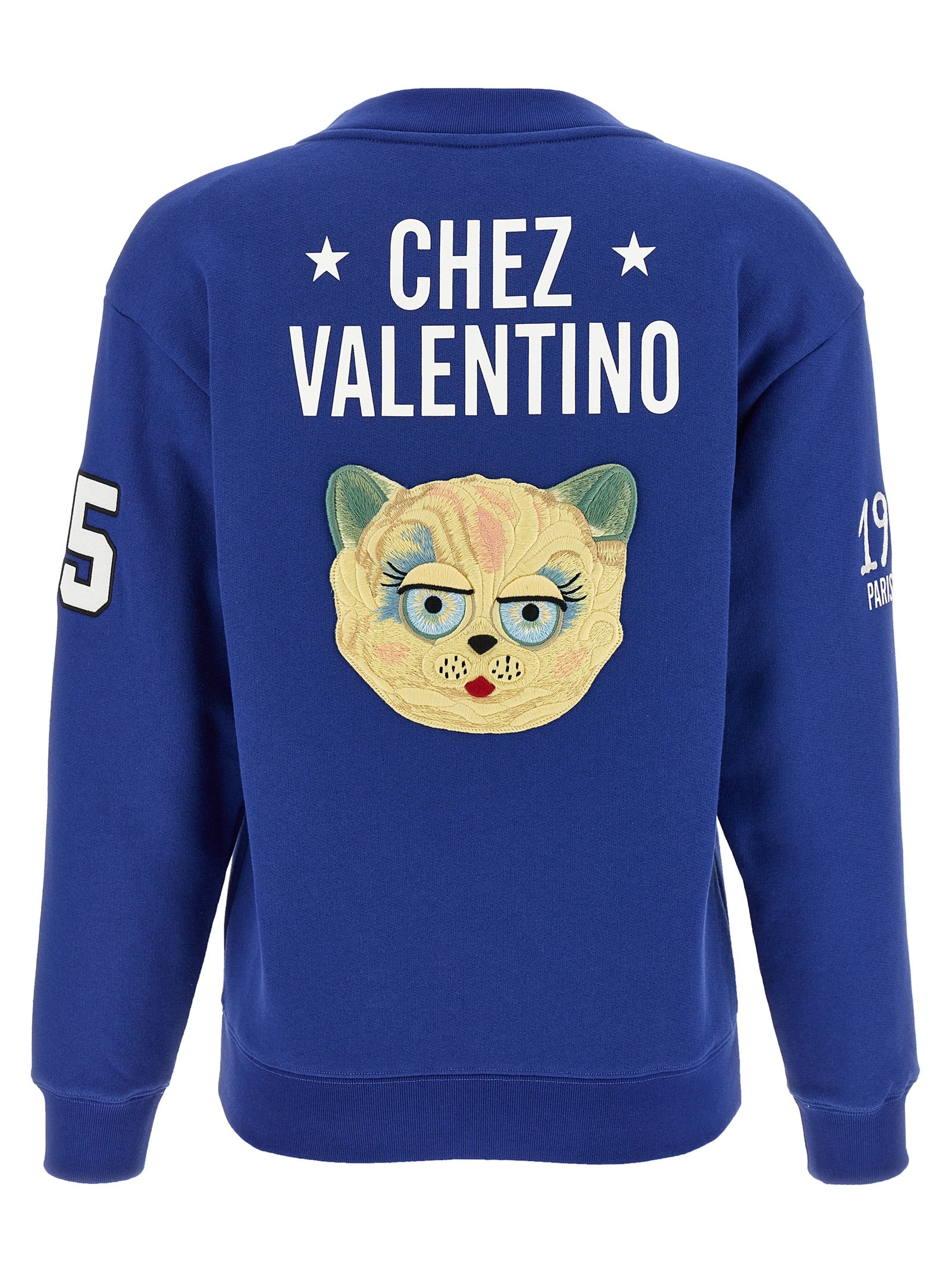 Valentino Garavani Blauer Baumwoll-Sweatshirt