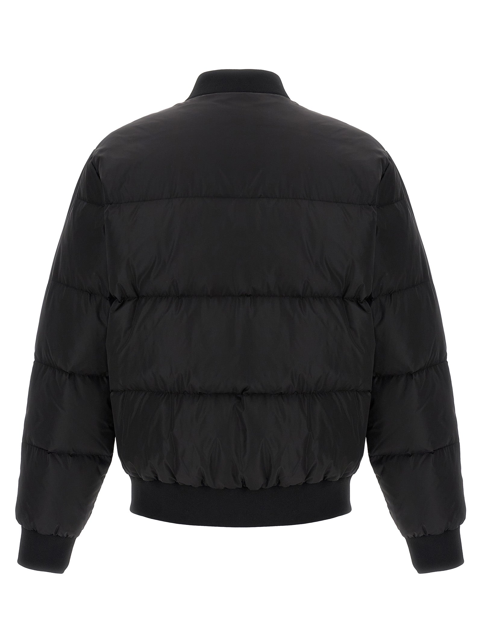 Dsquared² Schwarzer Bomber aus Polyamid