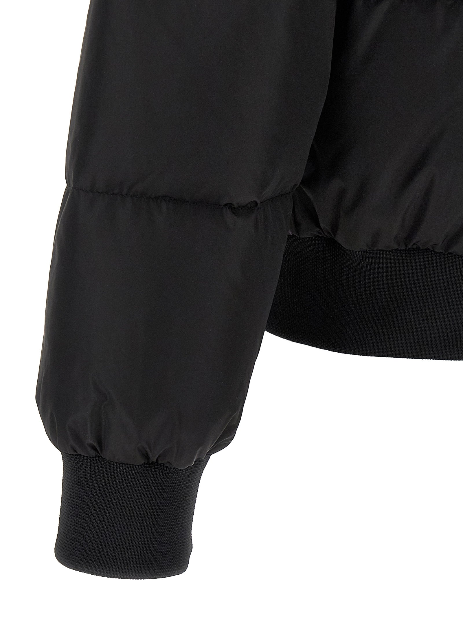Dsquared² Schwarzer Bomber aus Polyamid