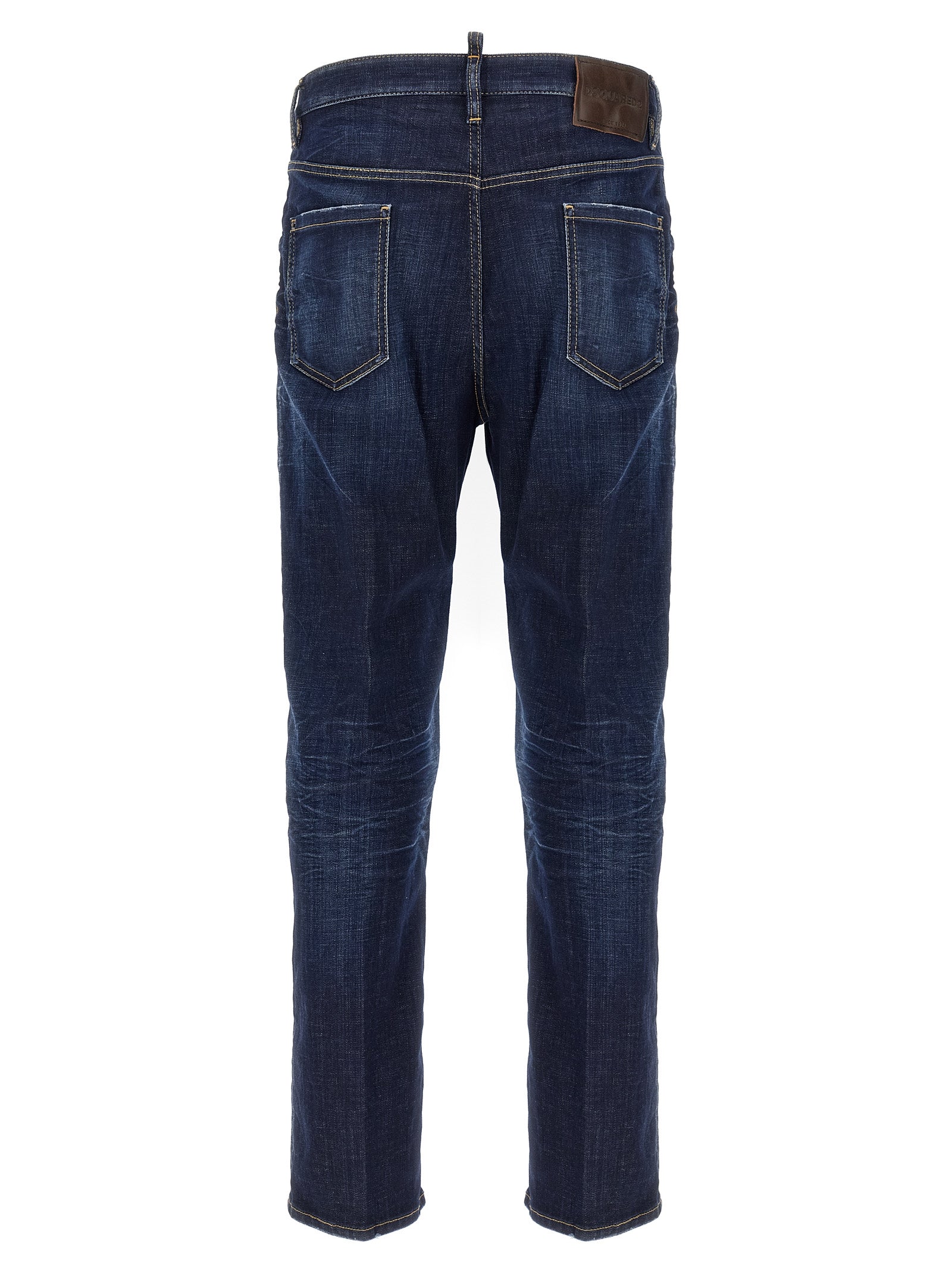 Dsquared² Blaue Jeans aus Baumwolle im geraden Schnitt