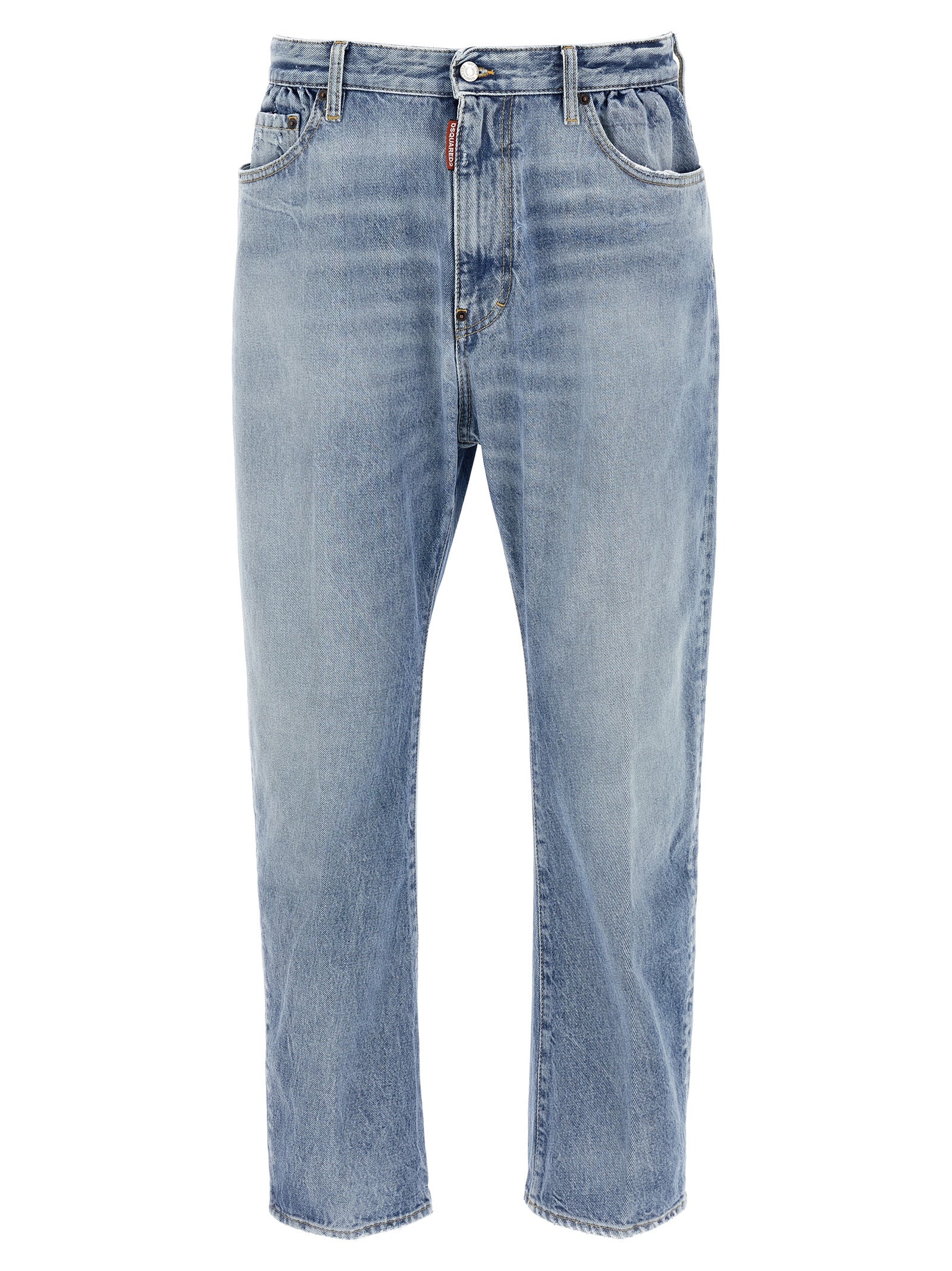 Dsquared² Blaue Baumwolljeans im Relaxed Fit