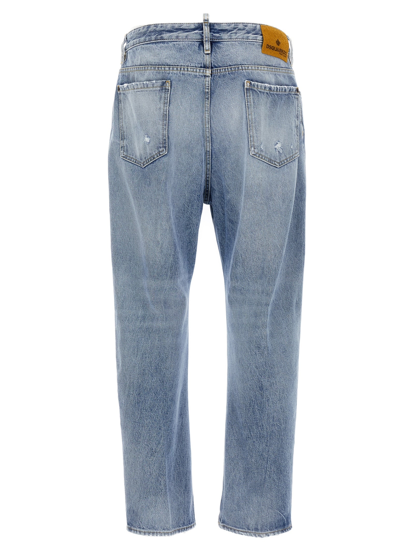 Dsquared² Blaue Baumwolljeans im Relaxed Fit