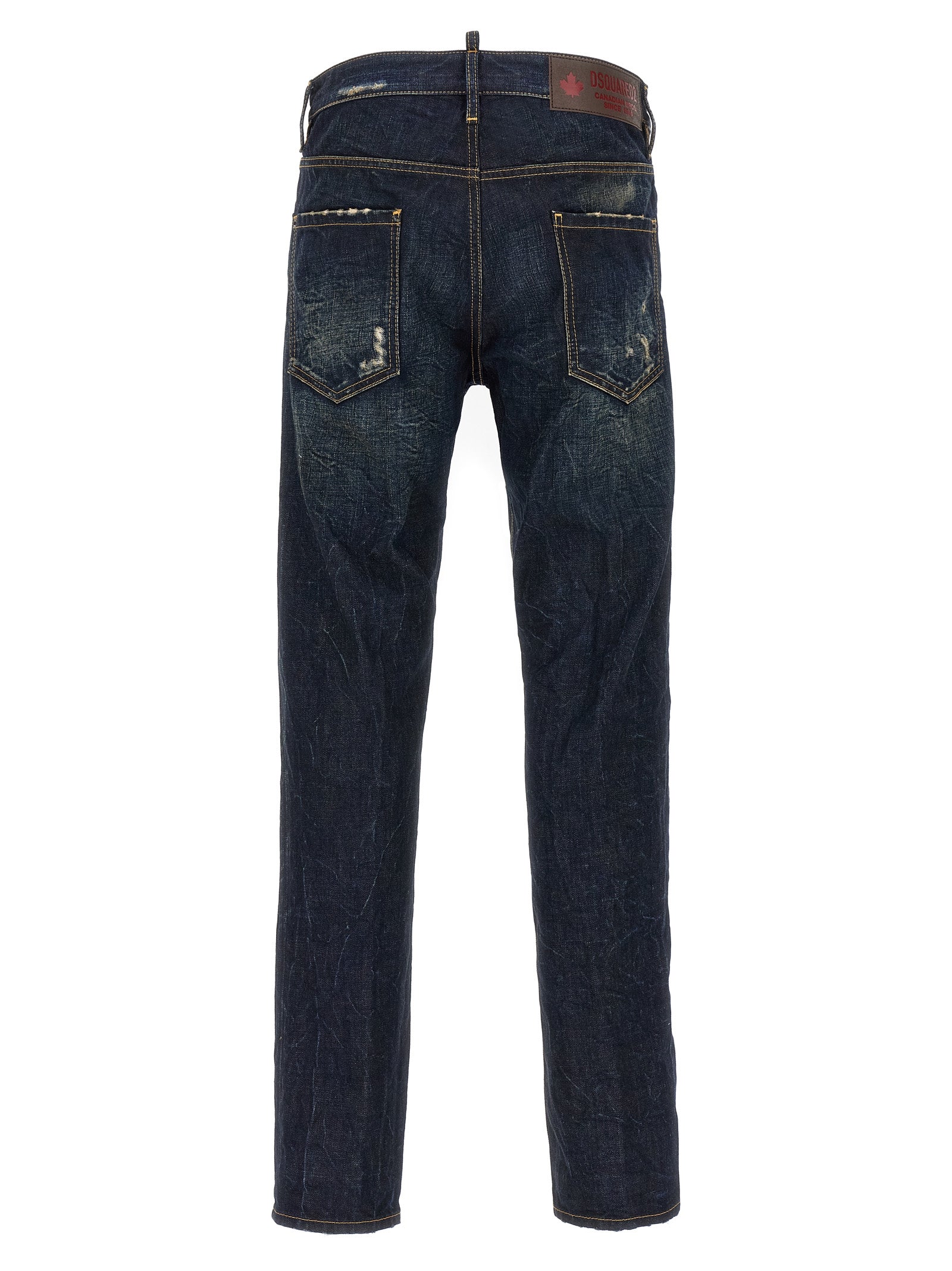 Dsquared² Blaue Baumwoll-Jeans im Slim Fit