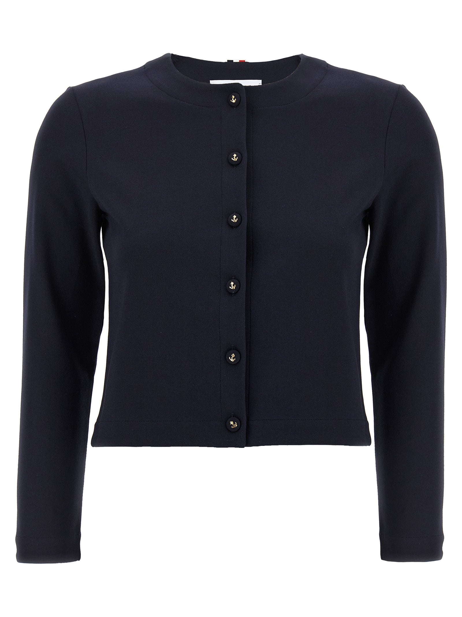 Thom Browne Blauer Cardigan aus Viskose