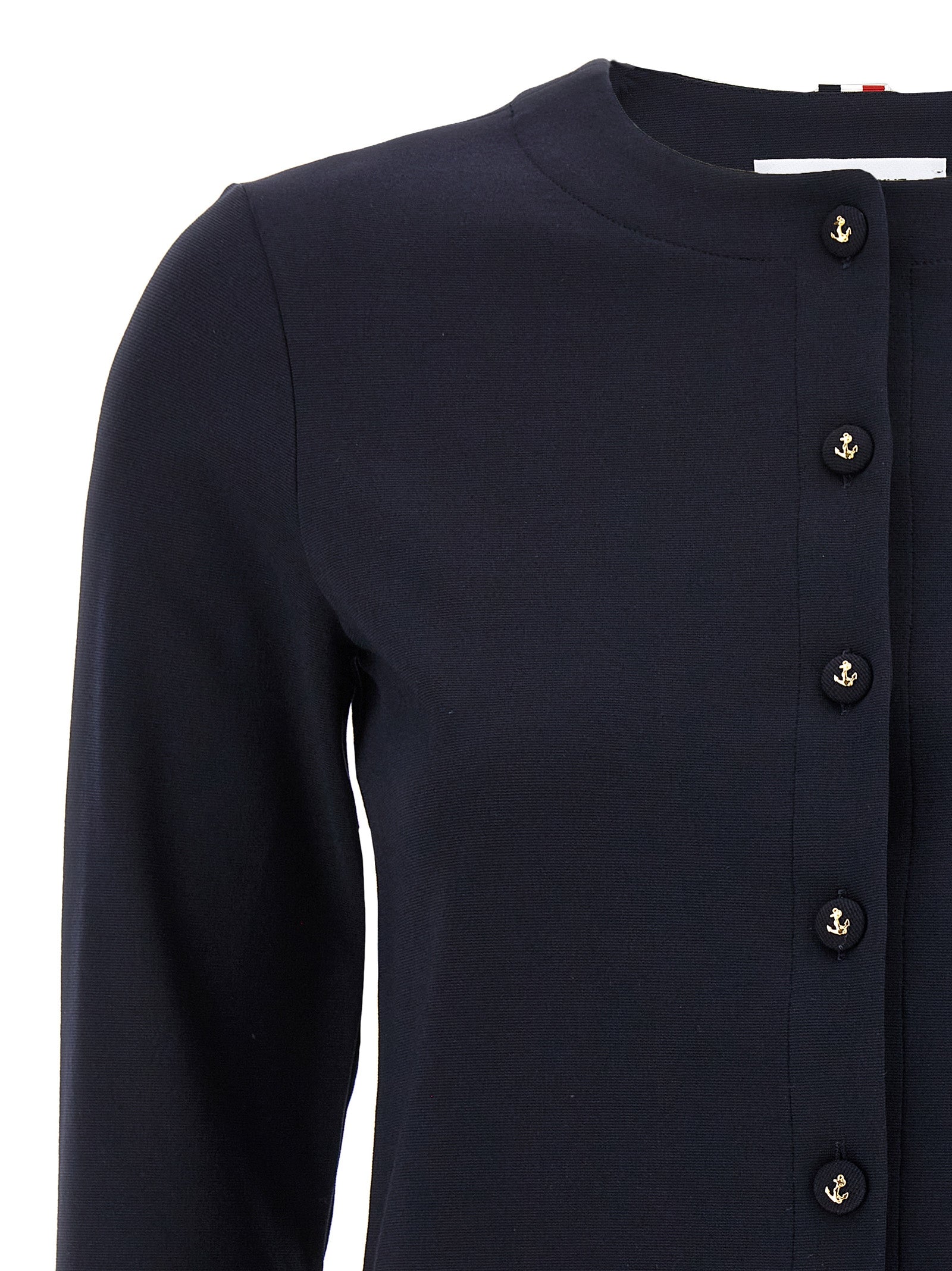 Thom Browne Blauer Cardigan aus Viskose
