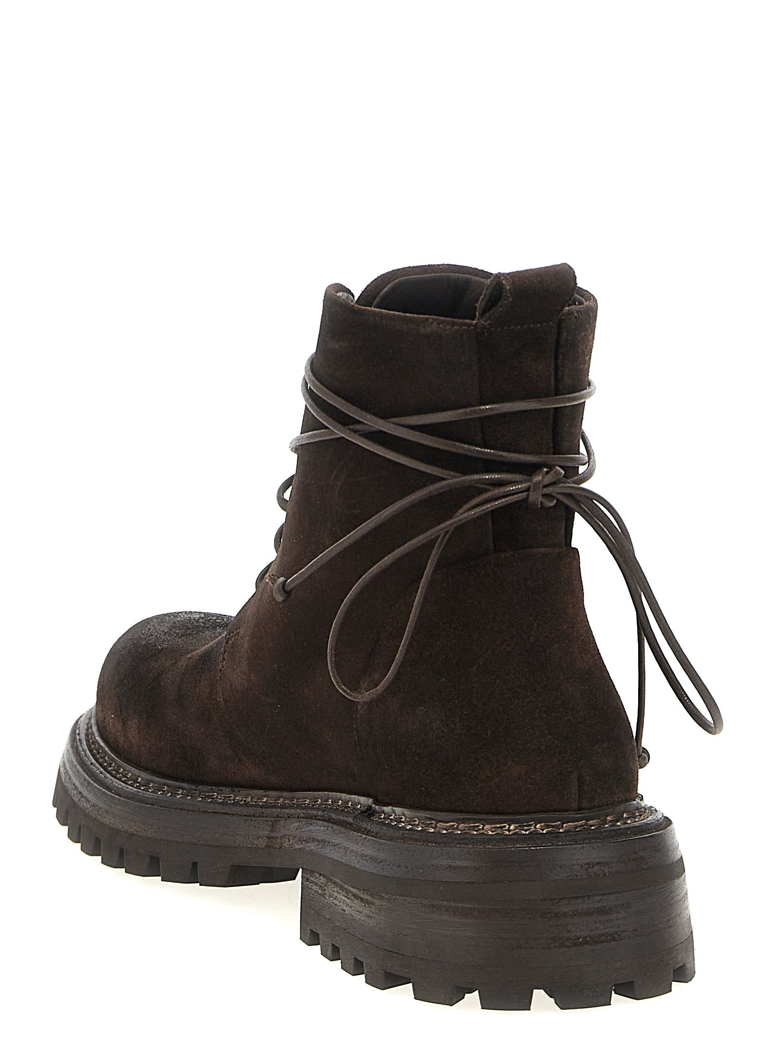 Marsell Braune Chelsea Boots aus Baumwolle