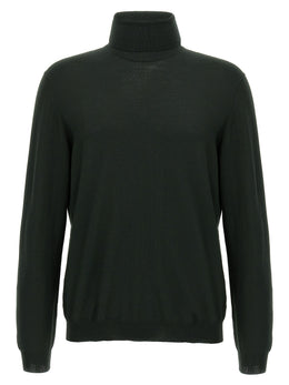 ZANONE Zweifarbige Strickjacke aus reiner Schurwolle