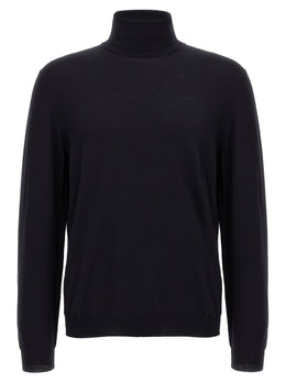 ZANONE Blauer Cardigan aus Schurwolle
