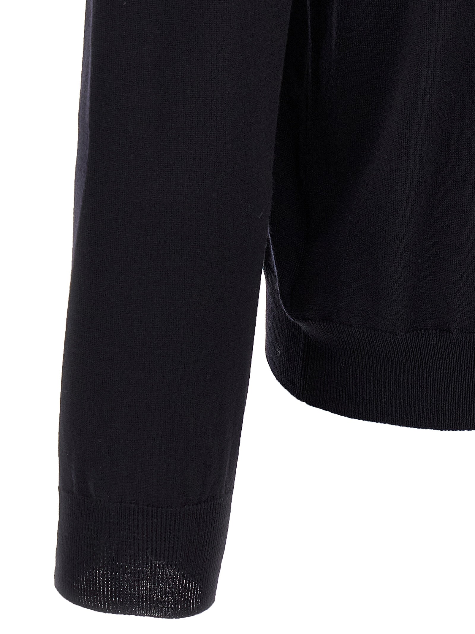 ZANONE Blauer Cardigan aus Schurwolle