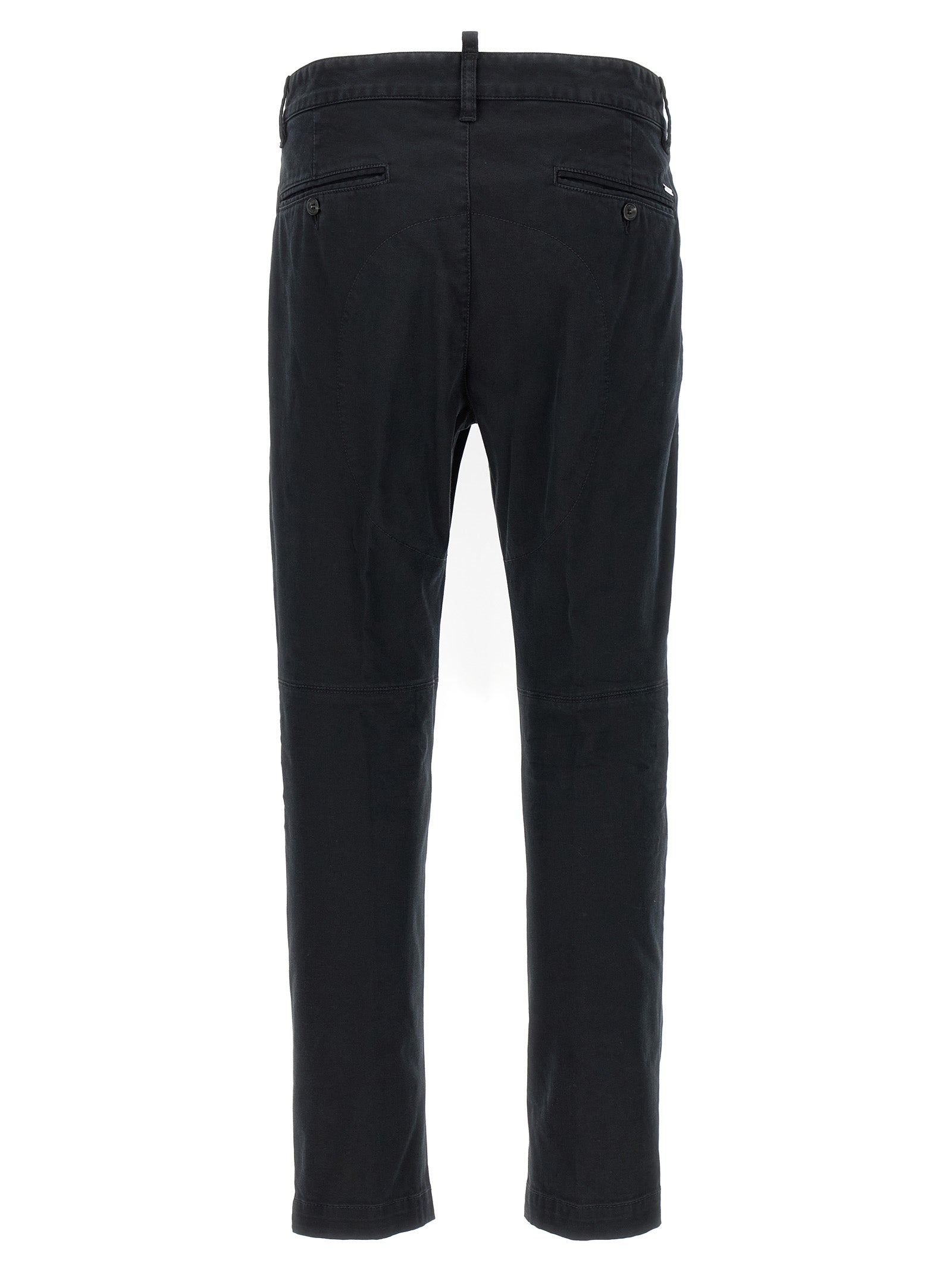 Dsquared² Schwarze Baumwoll-Chino-Hose