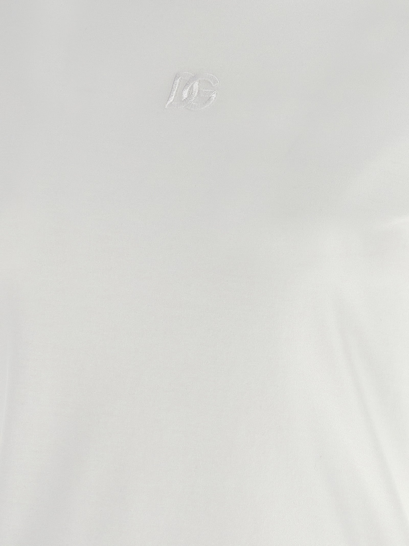 Dolce & Gabbana Weißes Baumwoll-T-Shirt