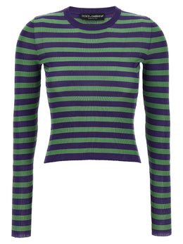 Dolce & Gabbana Mehrfarbige Strickjacke aus Viskose