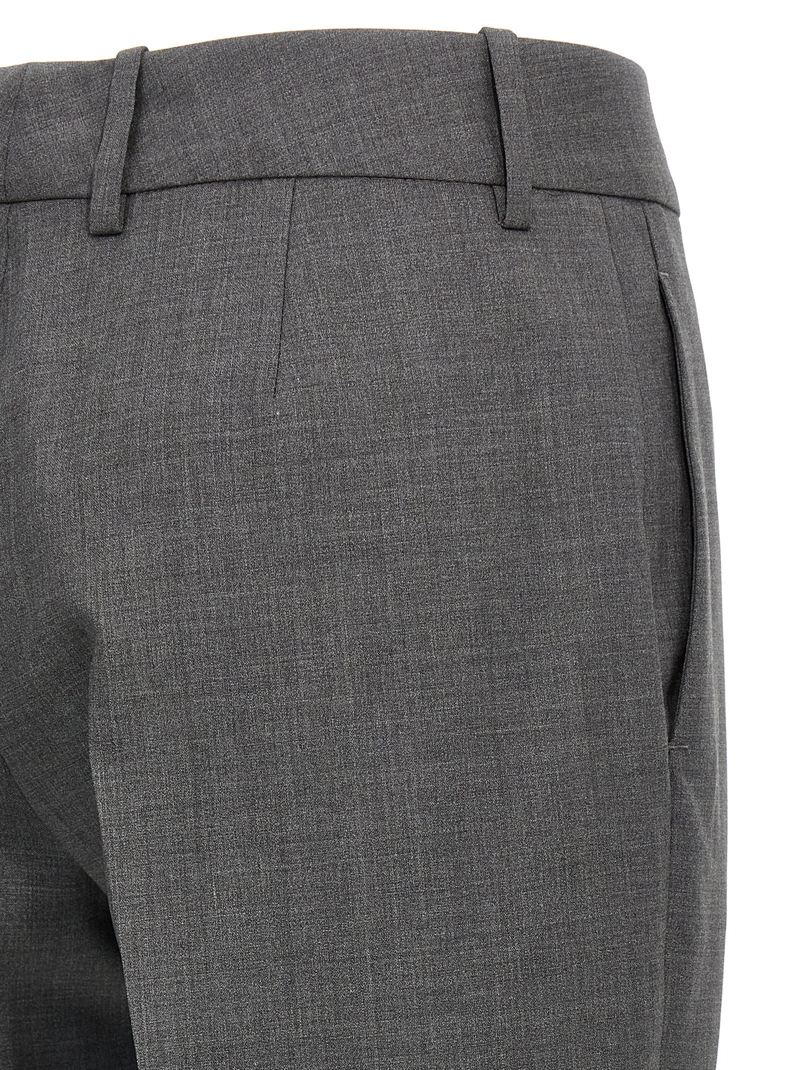 Ermanno Scervino Graue Hose aus reiner Schurwolle