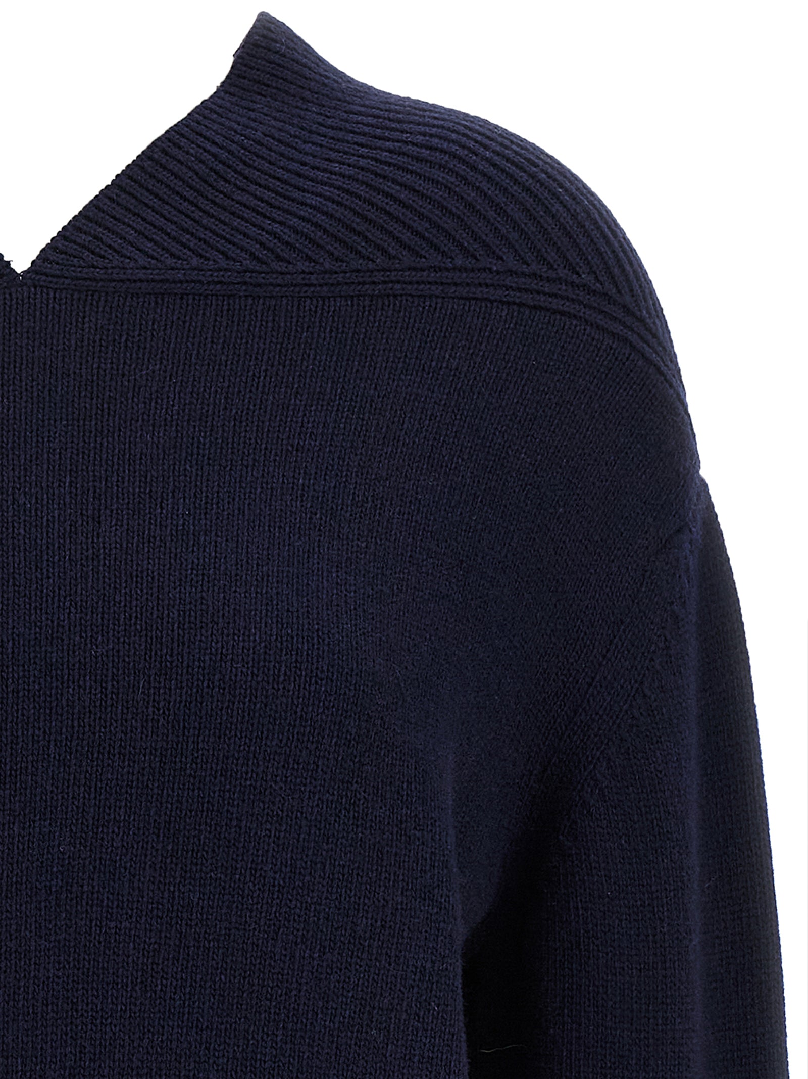 Victoria Beckham Blauer Wollcardigan