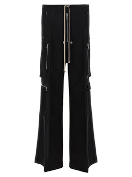 Rick Owens Schwarze Woll-Cargo-Hose
