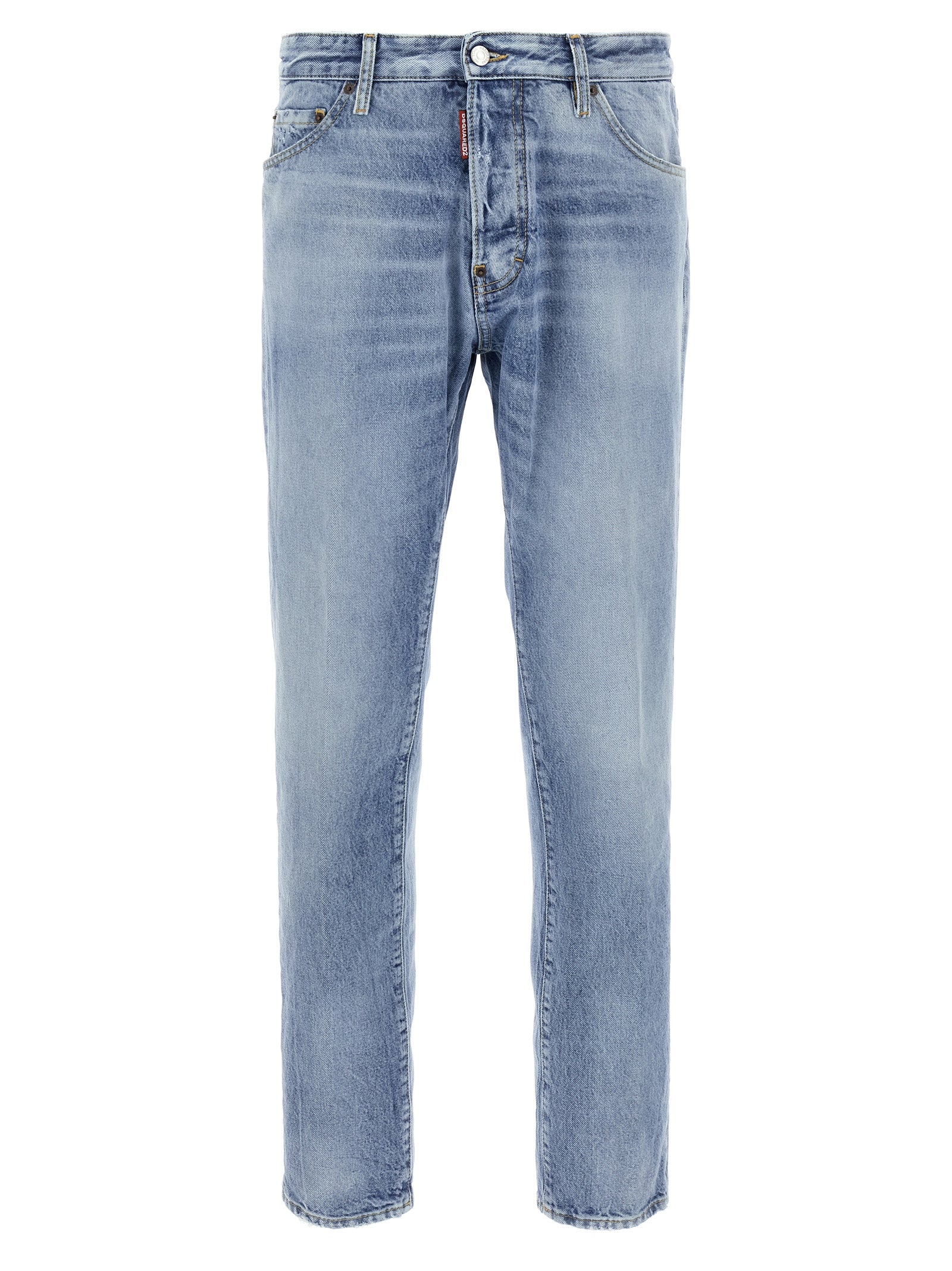 Dsquared² Blaue Baumwoll-Skinny-Jeans