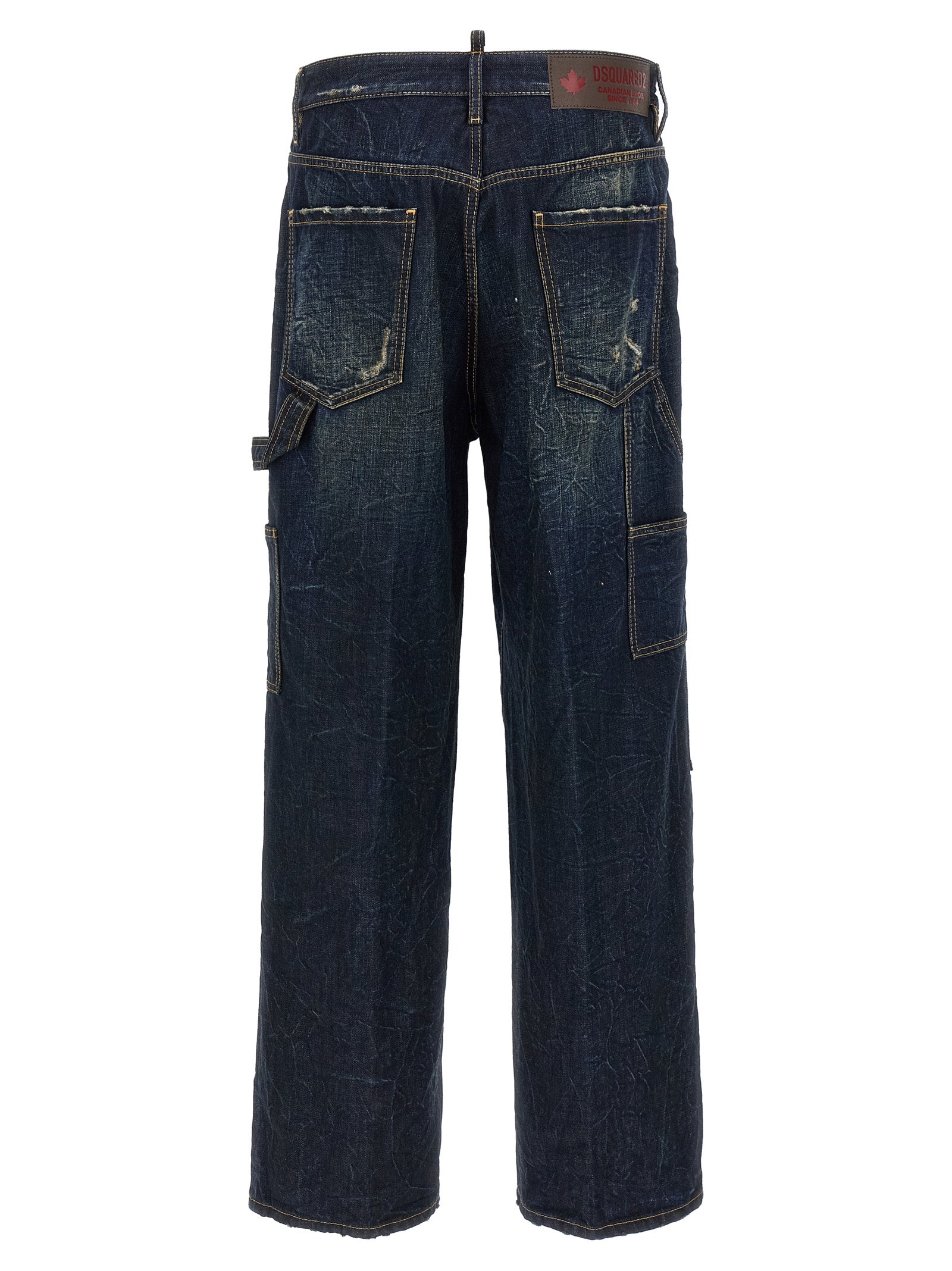 Dsquared² Blaue Baumwolljeans Denim