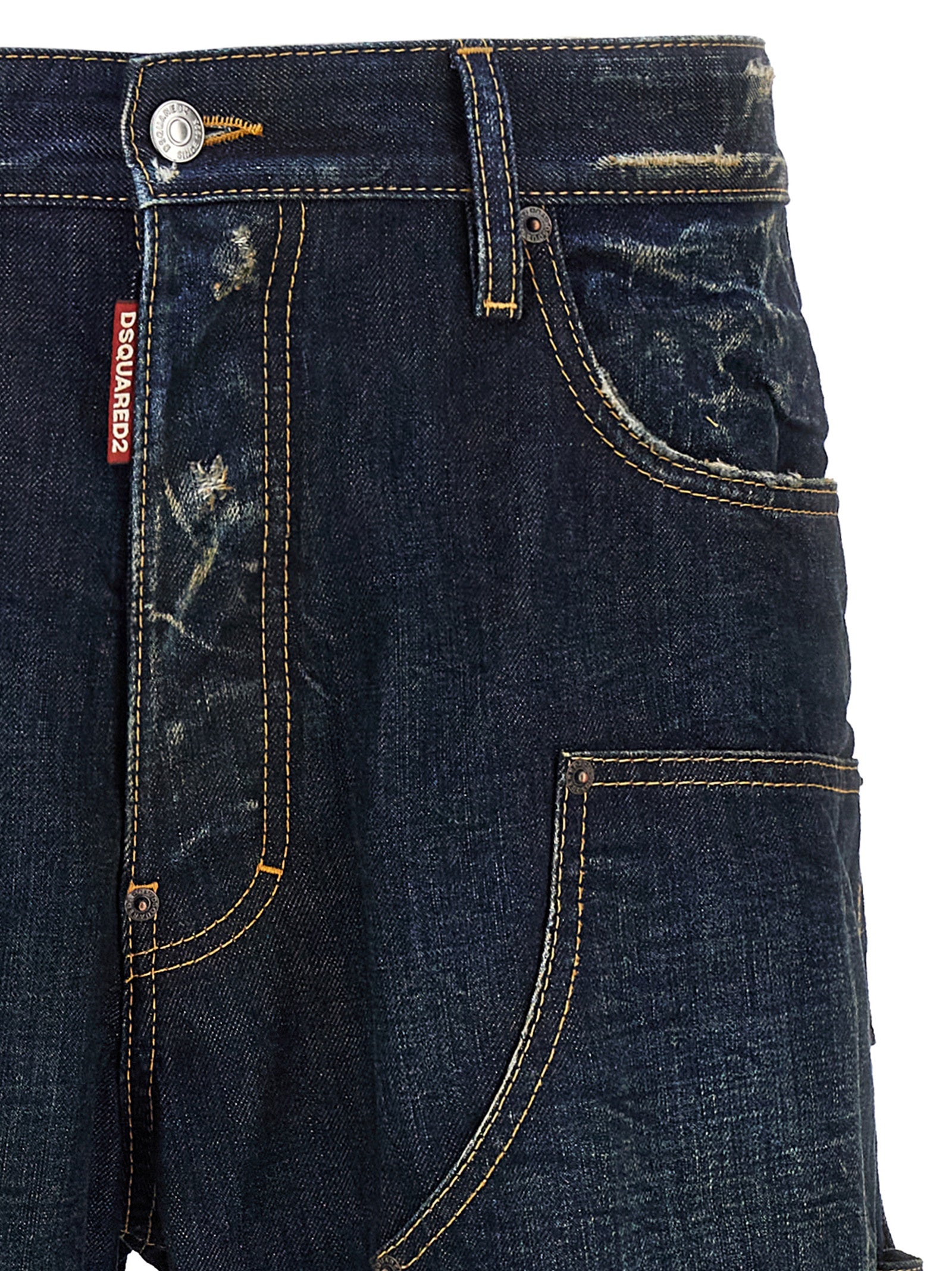 Dsquared² Blaue Baumwolljeans Denim