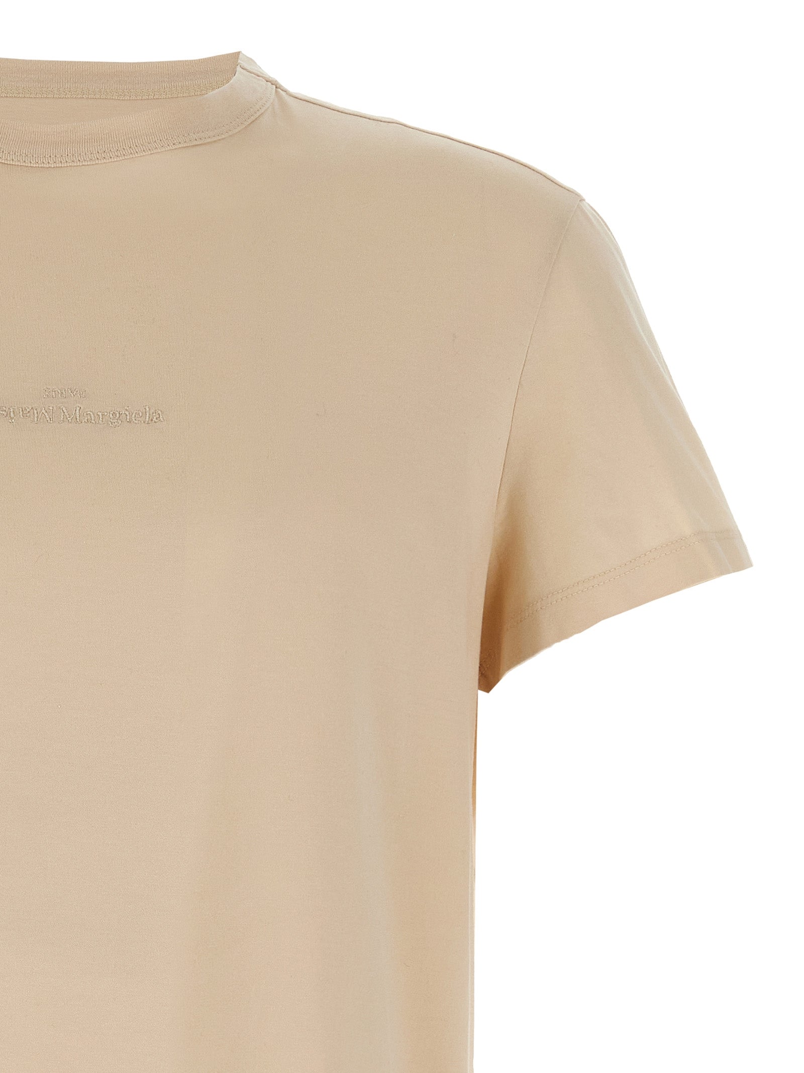 Maison Margiela Beiges Baumwoll-T-Shirt