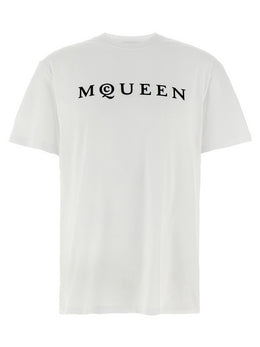 Alexander McQueen Bicolor Cotton T-Shirt