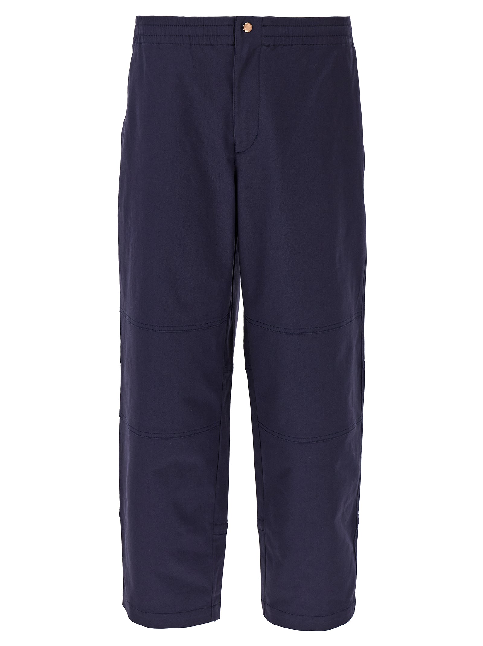 MONCLER GENIUS Blaue Baumwoll-Freizeithose