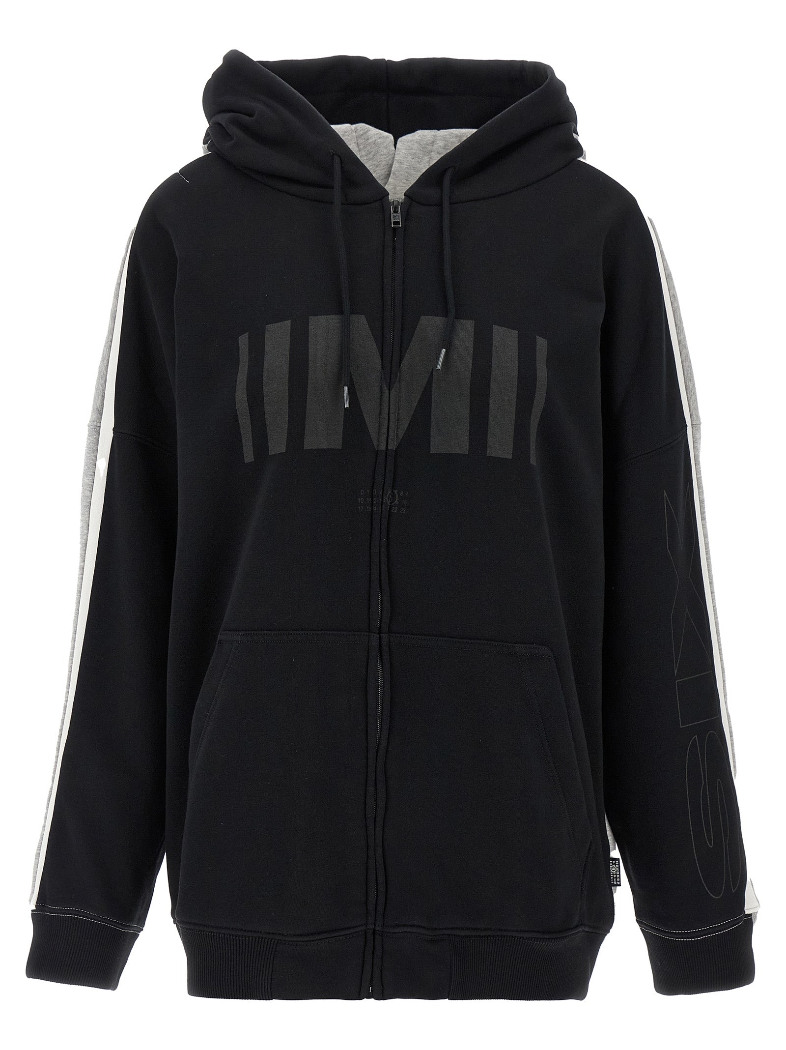 MM6 Maison Margiela Mehrfarbiger Baumwollpullover
