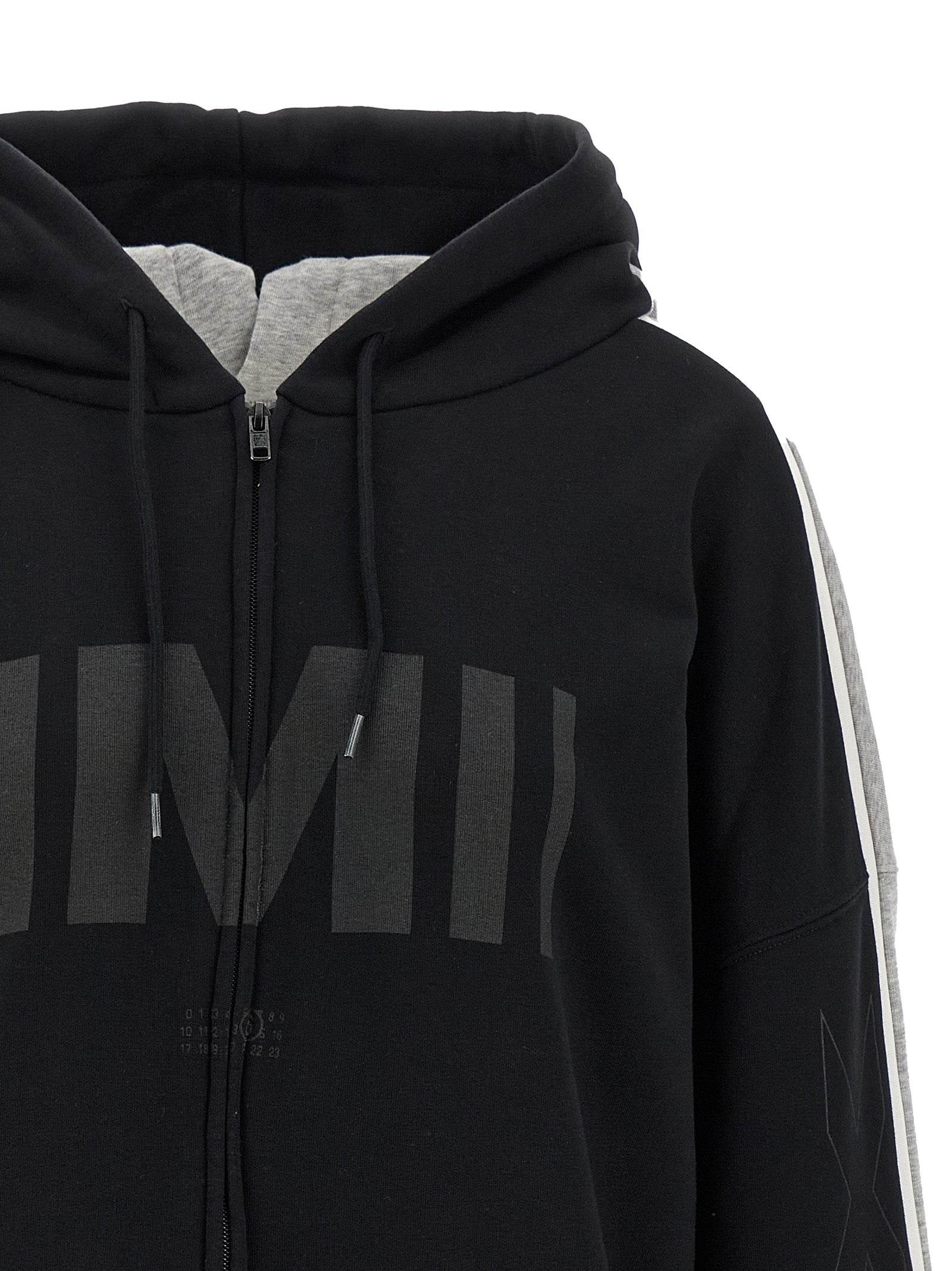 MM6 Maison Margiela Mehrfarbiger Baumwollpullover