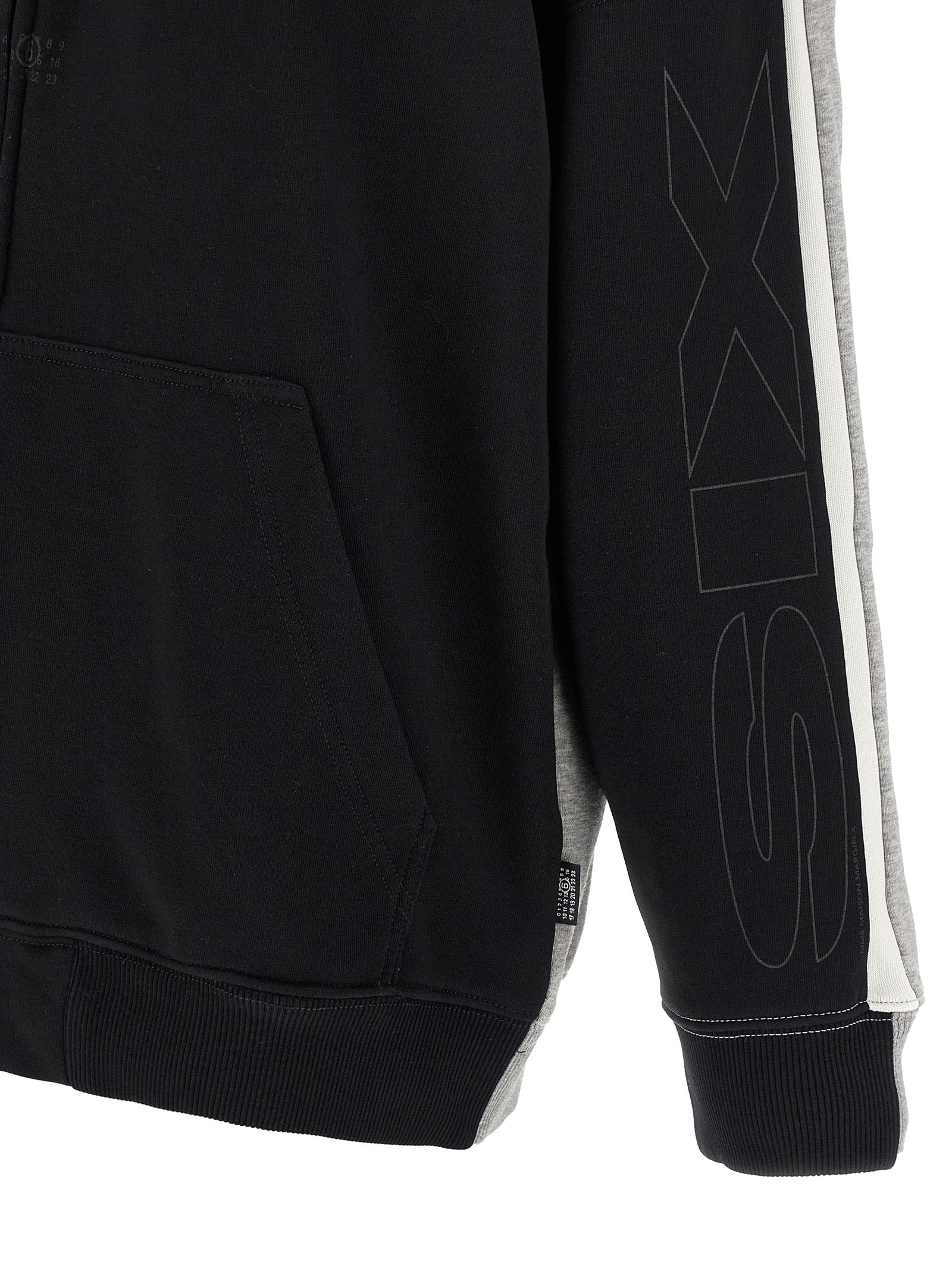 MM6 Maison Margiela Mehrfarbiger Baumwollpullover