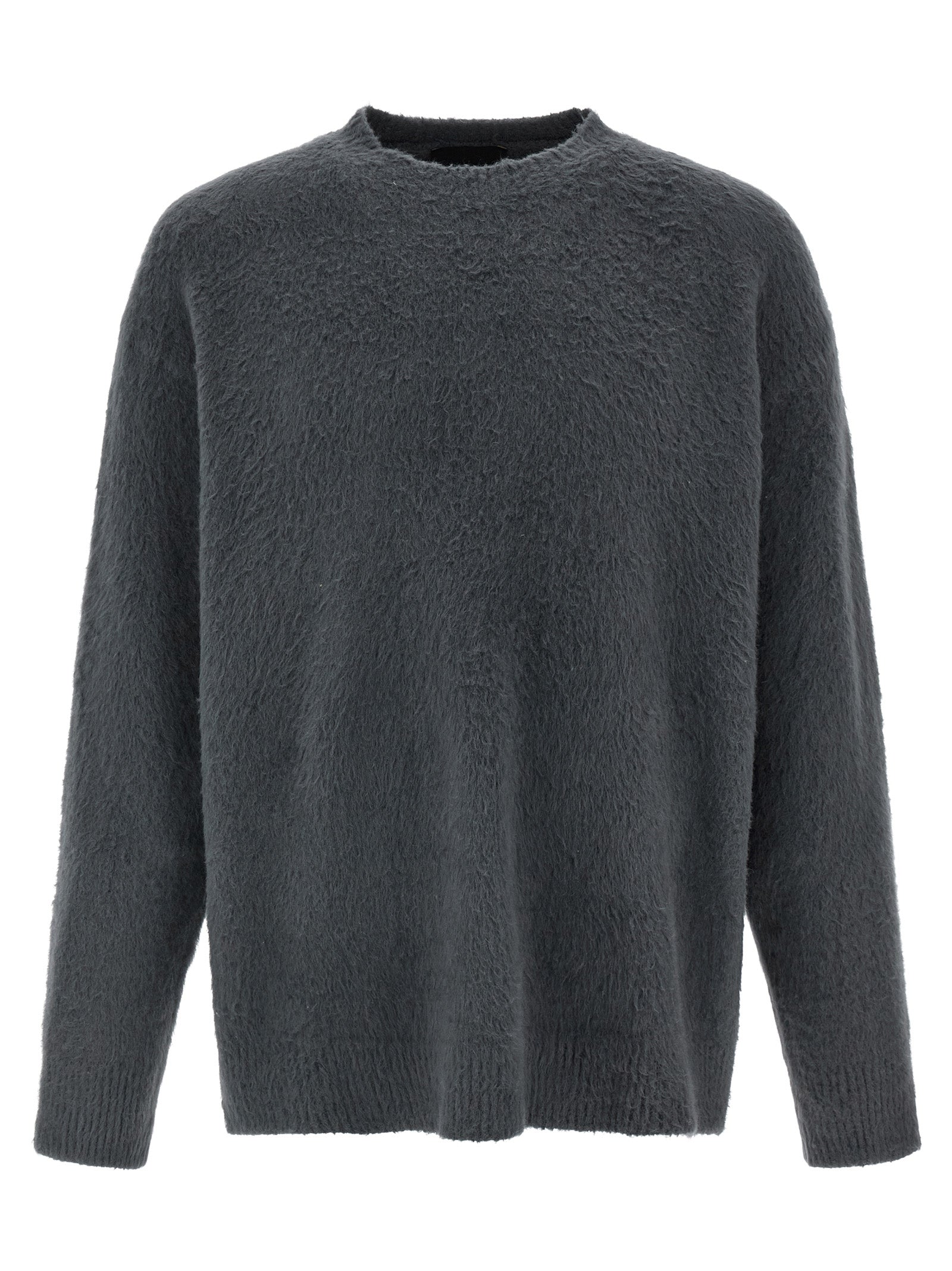 Roberto Collina Grauer Baumwollcardigan