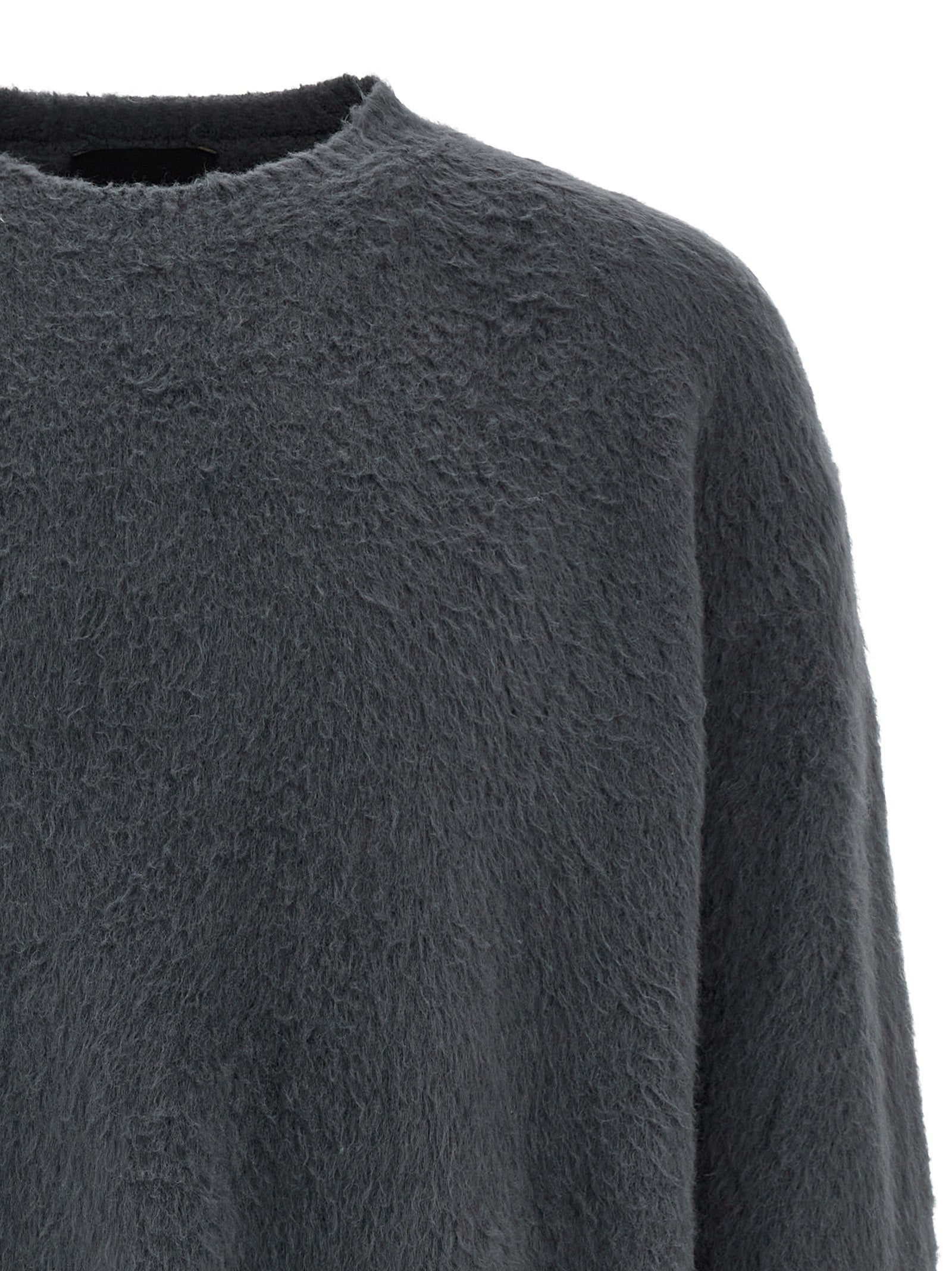 Roberto Collina Grauer Baumwollcardigan