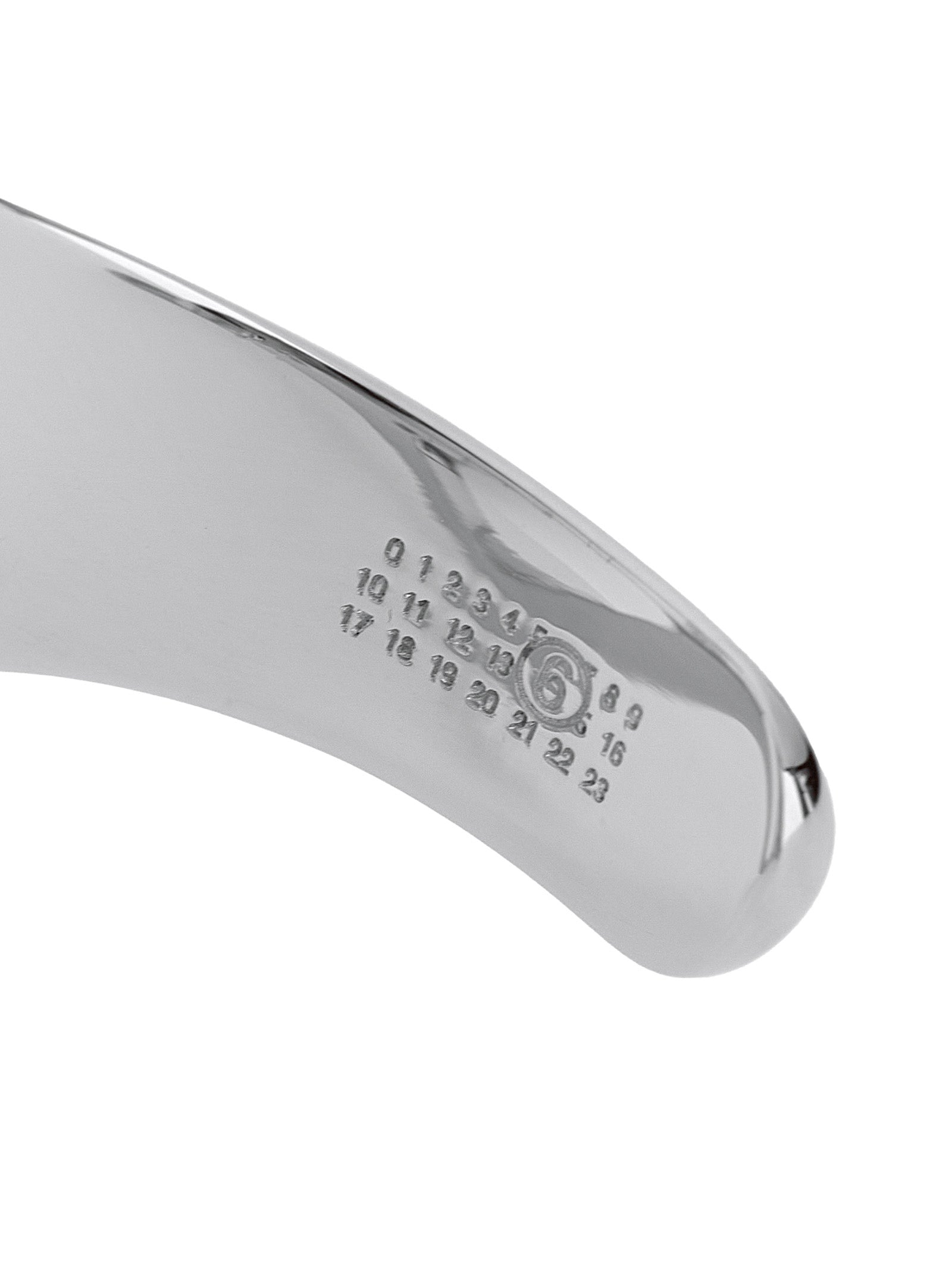 MM6 Maison Margiela Armband aus Messing mit Silber-Finish