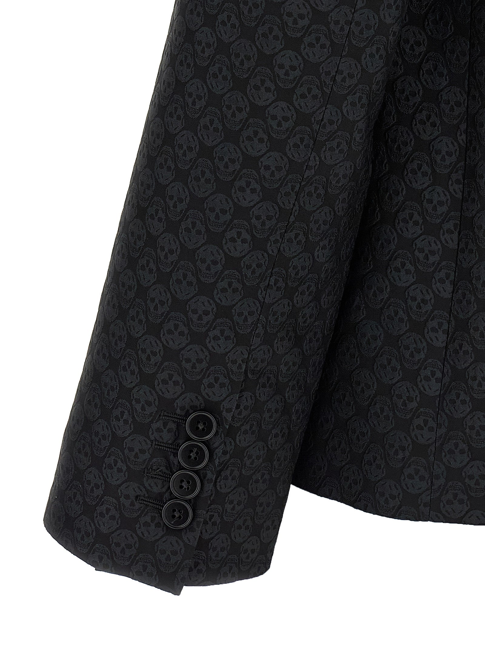 Alexander McQueen Schwarzer Blazer aus Viskose