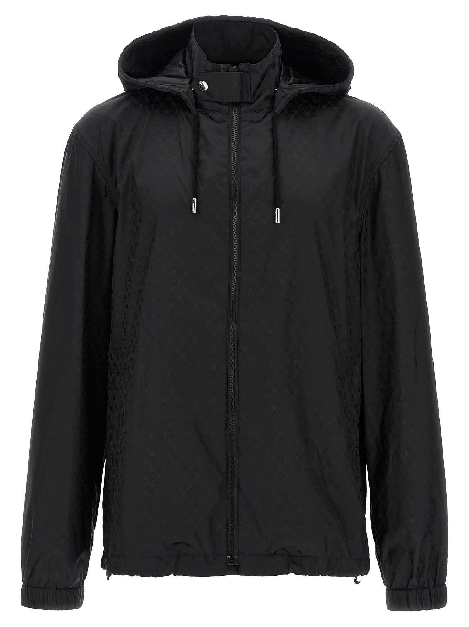 Alexander McQueen Schwarze Polyamid-Shell-Jacke
