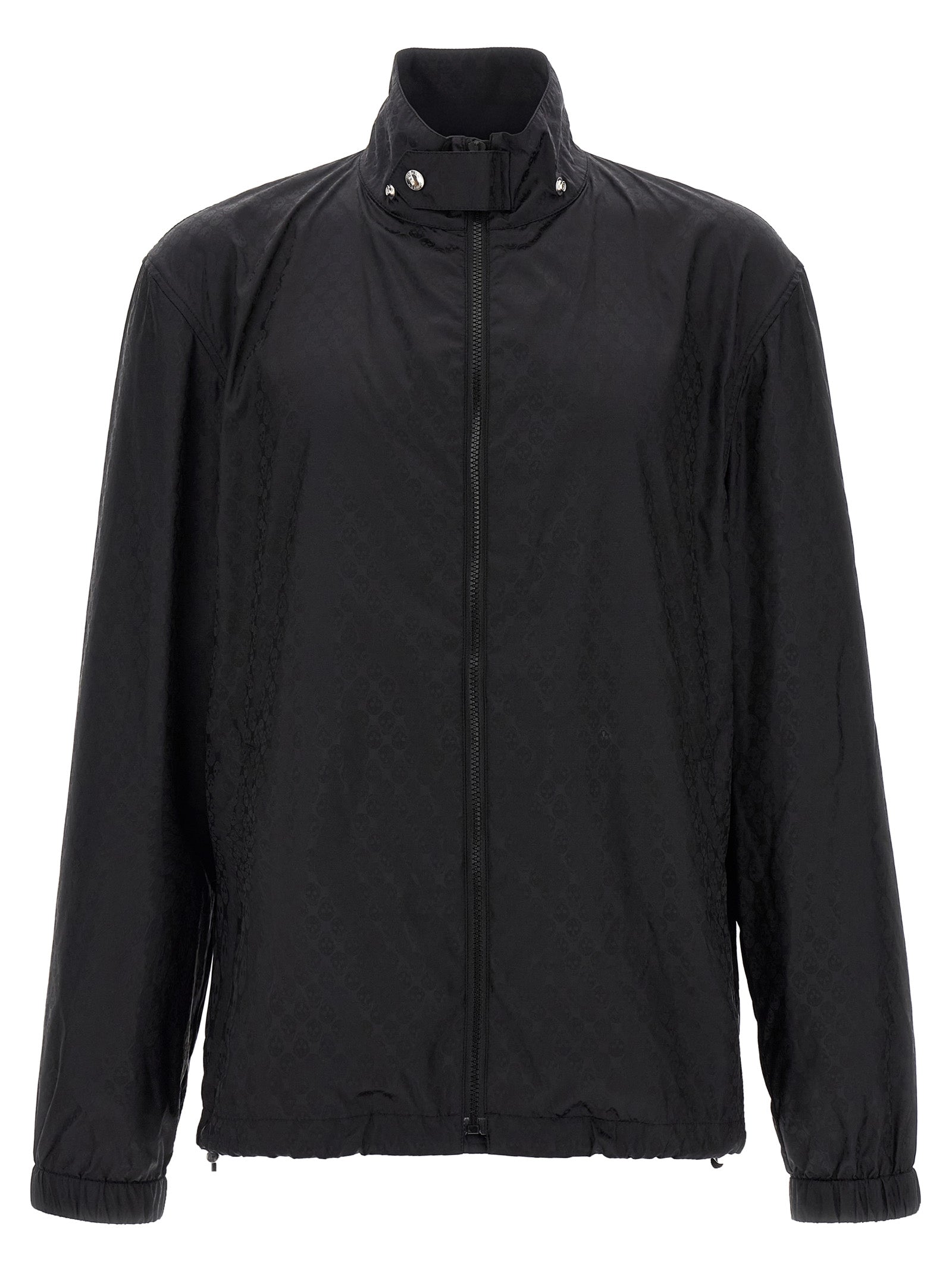 Alexander McQueen Schwarze Polyamid-Shell-Jacke