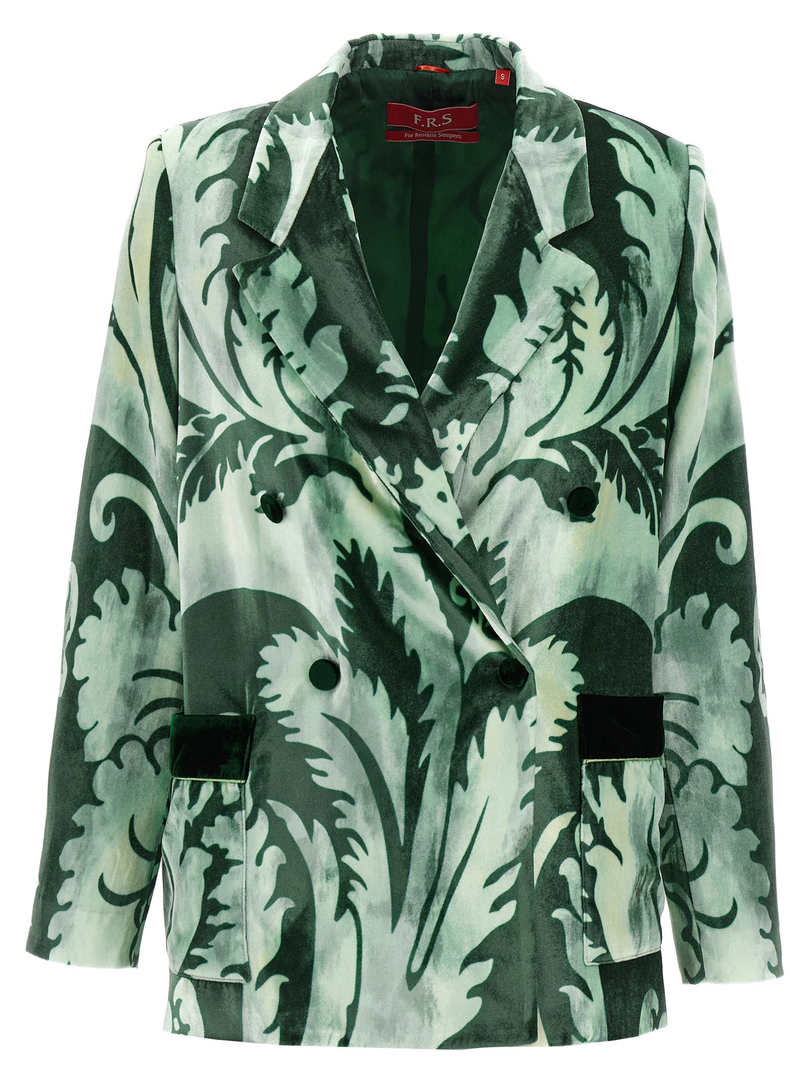 F.R.S. - FOR RESTLESS SLEEPERS Mehrfarbiger Blazer aus Viskose