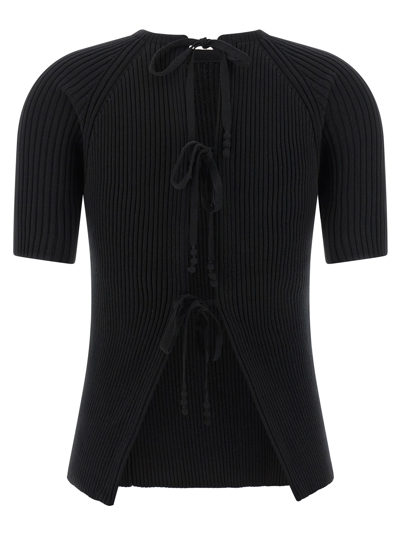 Tory Burch Schwarzer Baumwollcardigan