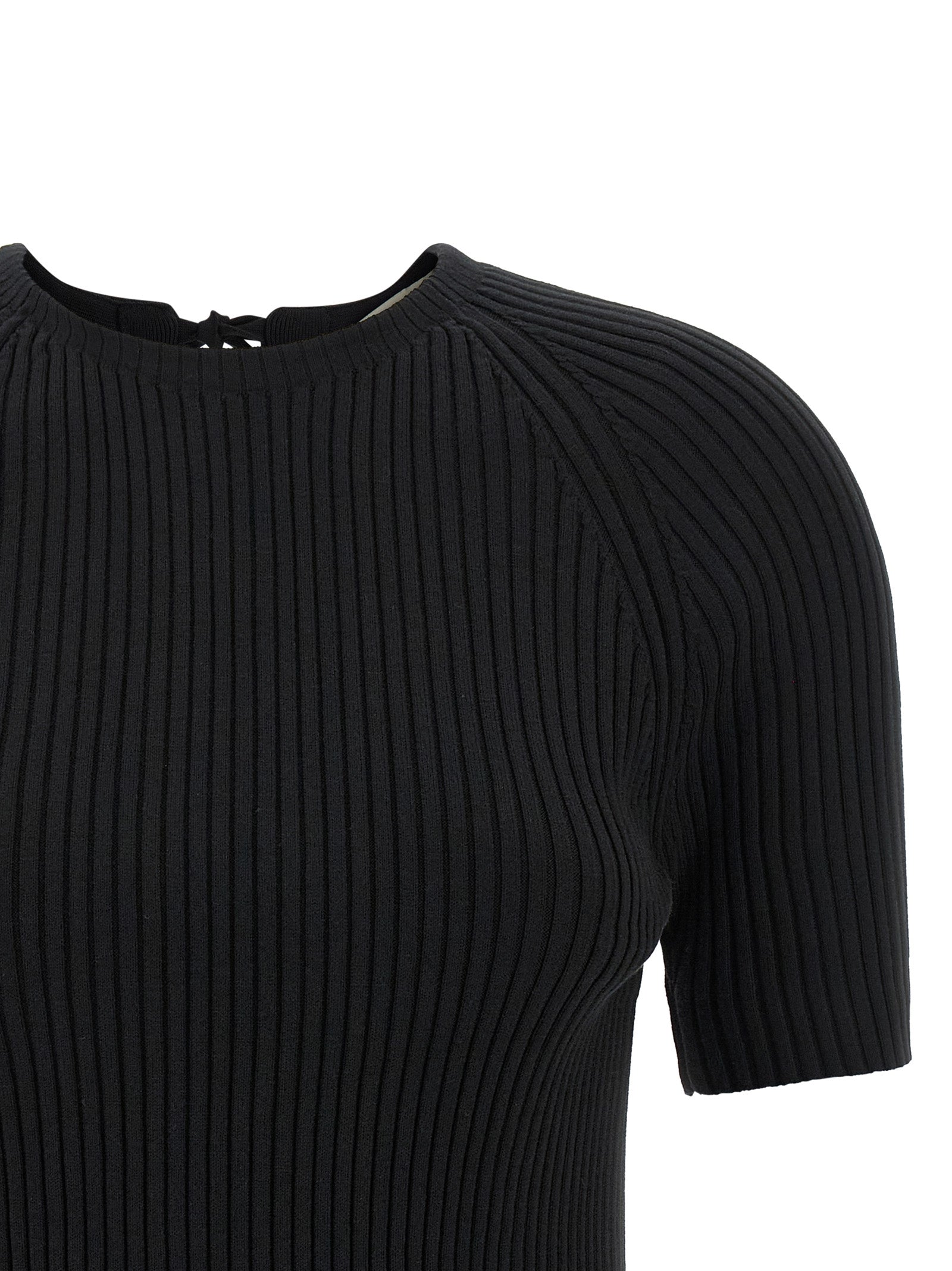 Tory Burch Schwarzer Baumwollcardigan