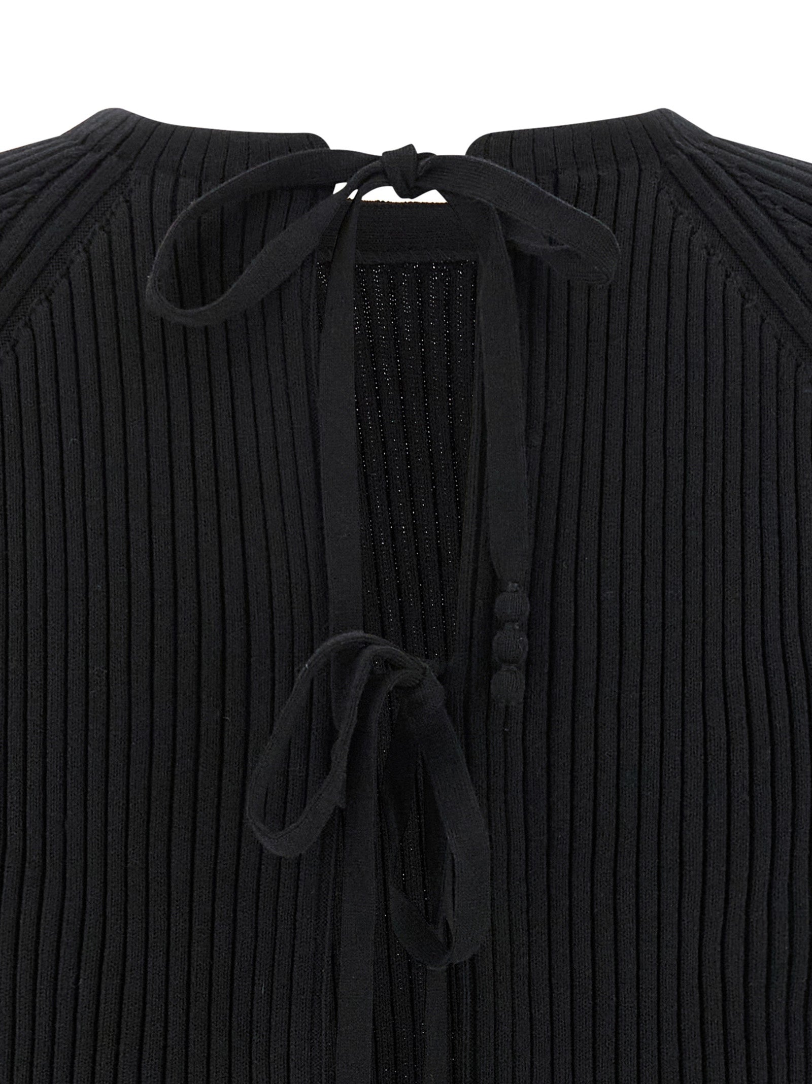 Tory Burch Schwarzer Baumwollcardigan