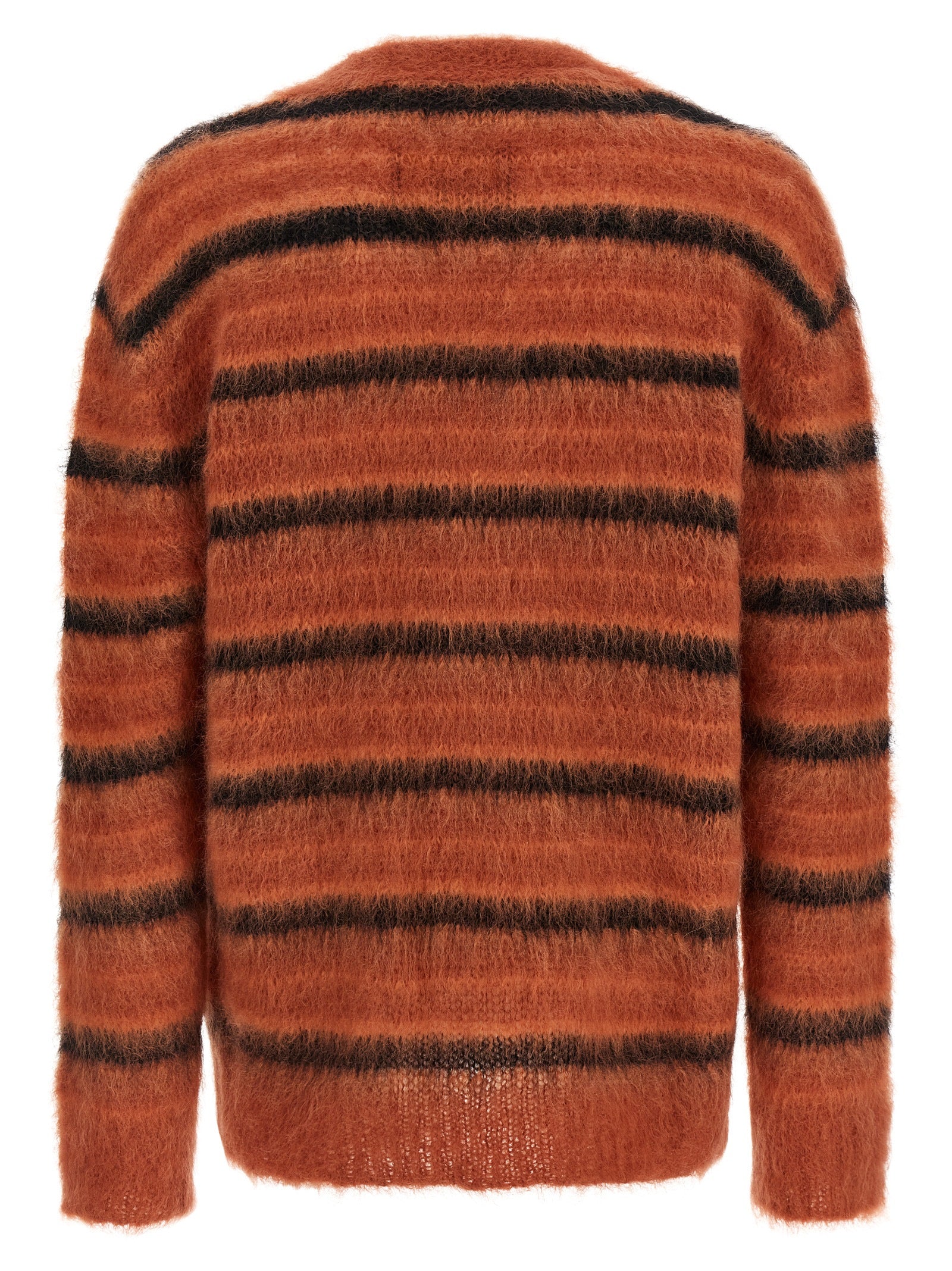 Marni Orange Strickjacke aus Mohair