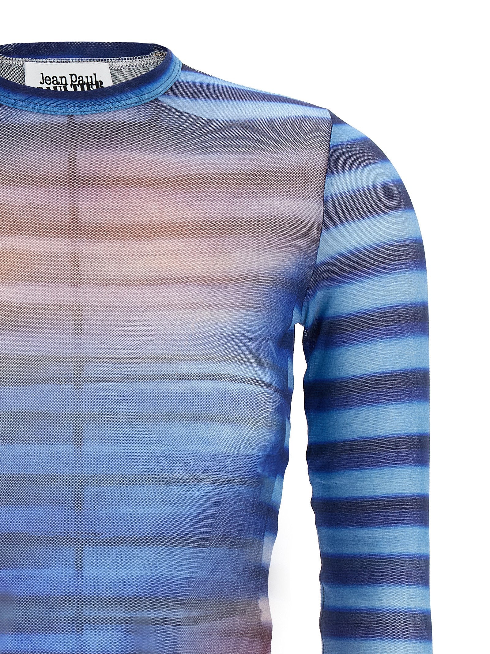 Jean Paul Gaultier Mehrfarbiges Hemd aus Polyamid mit Muster