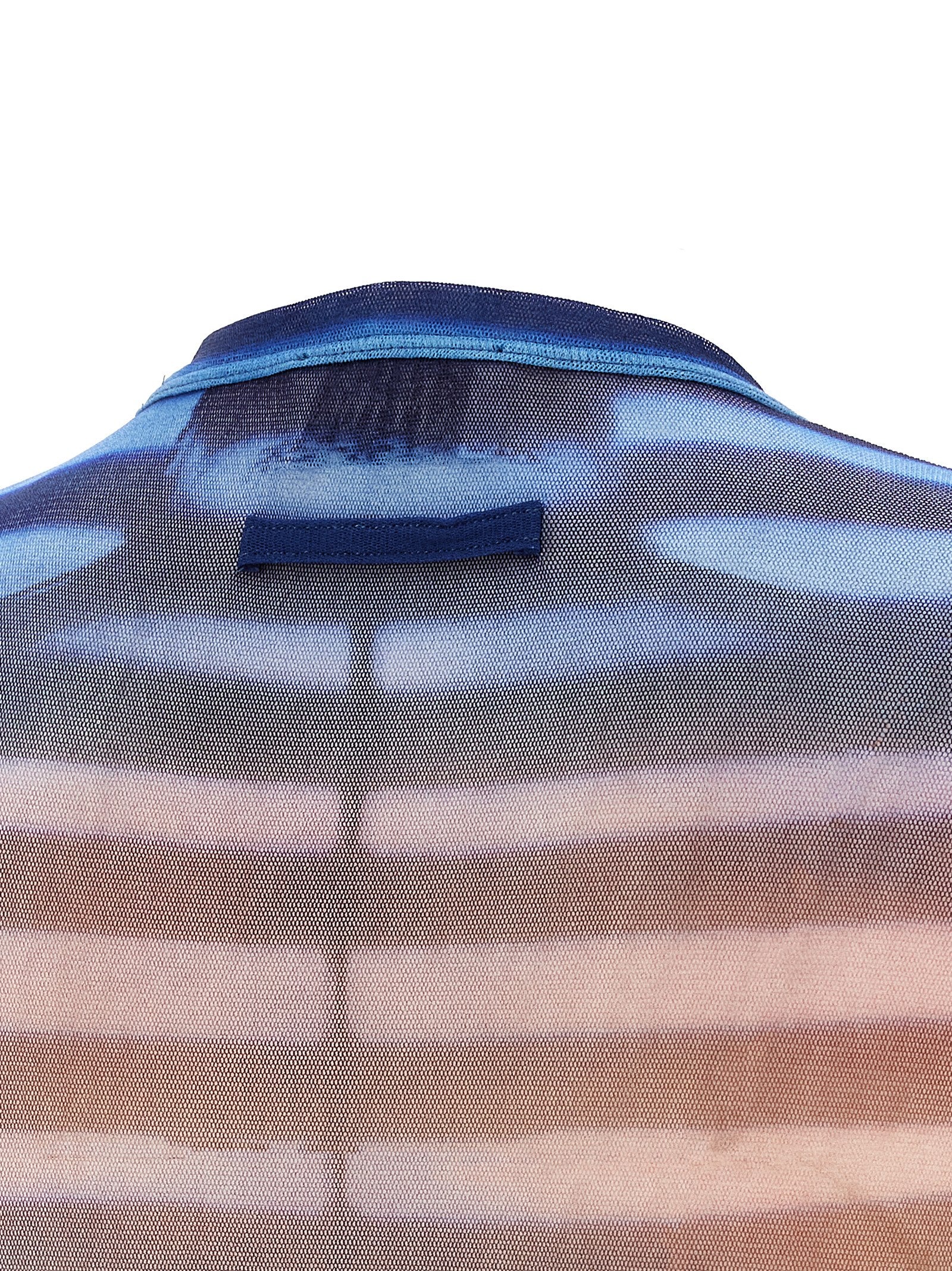 Jean Paul Gaultier Mehrfarbiges Hemd aus Polyamid mit Muster