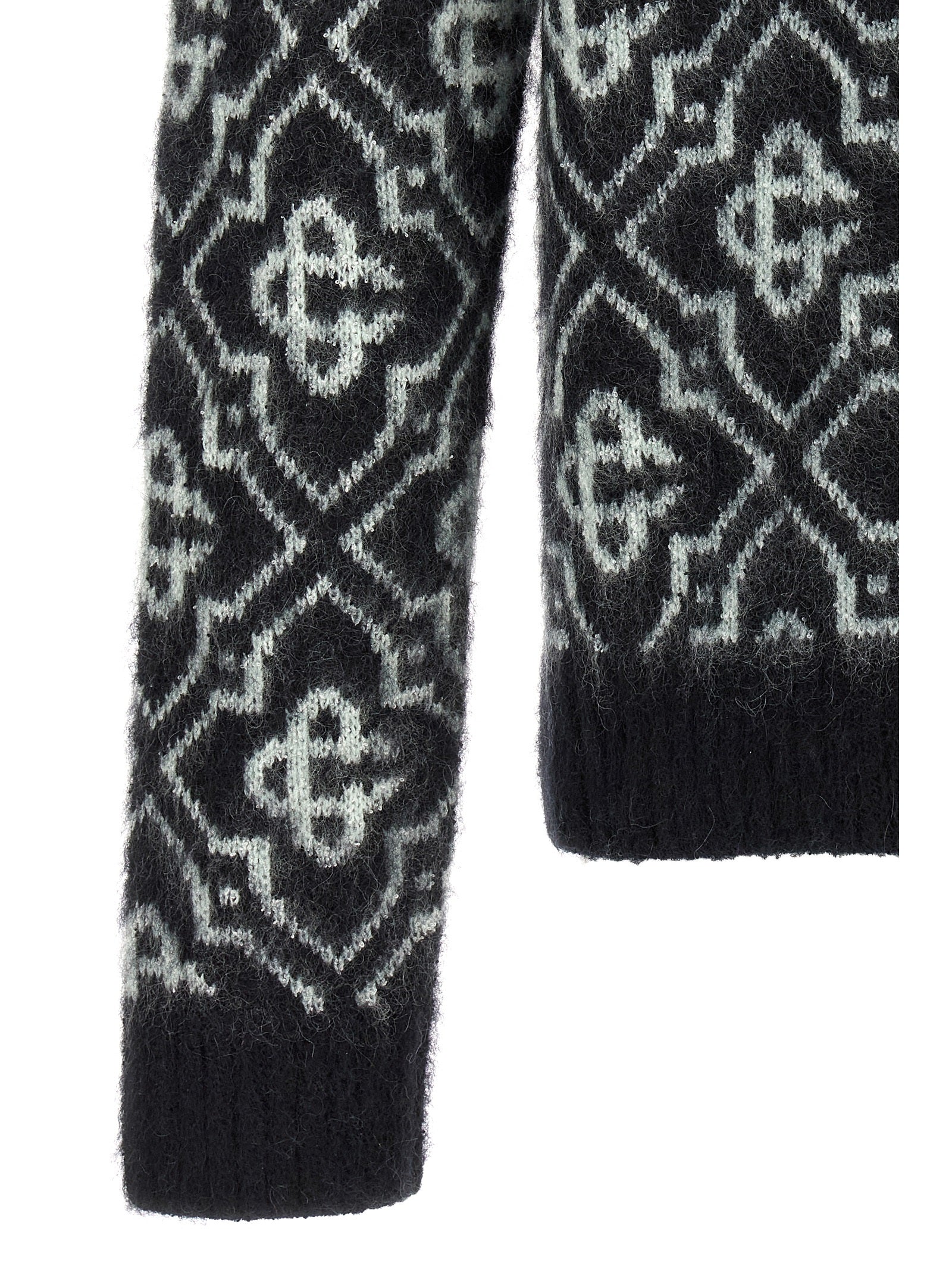 Casablanca Mehrfarbige Strickjacke aus Nylon