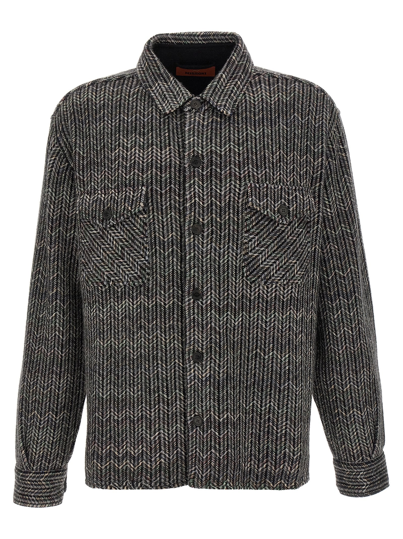 Missoni Graue Wollbluse