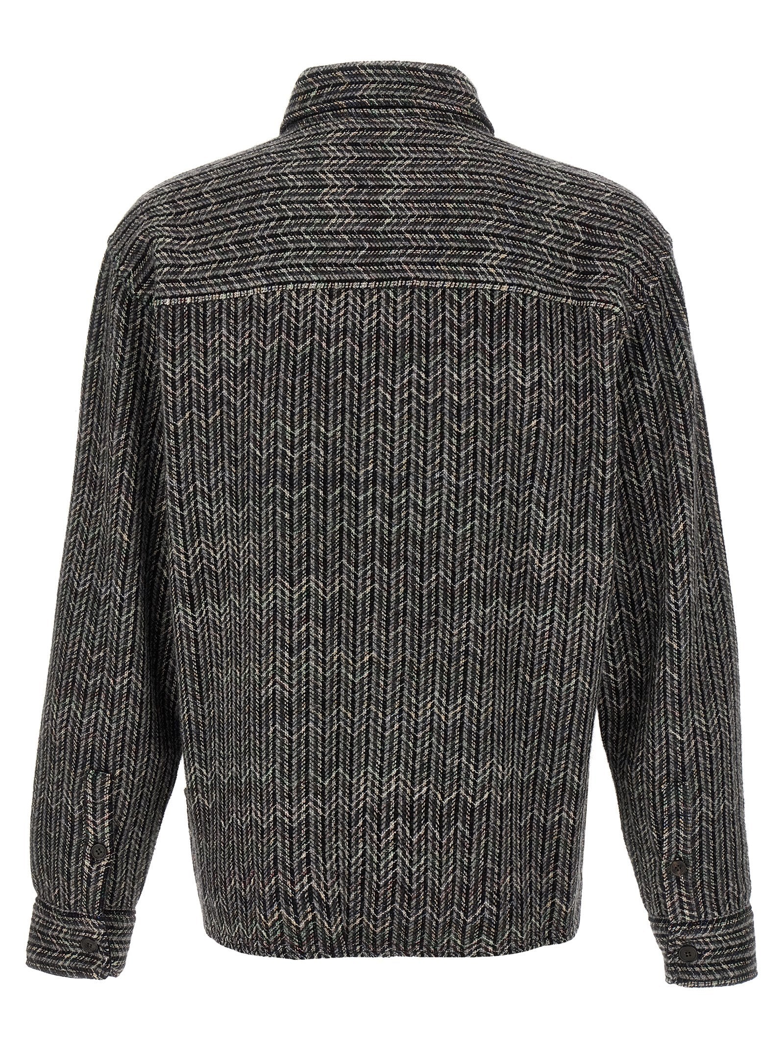 Missoni Graue Wollbluse