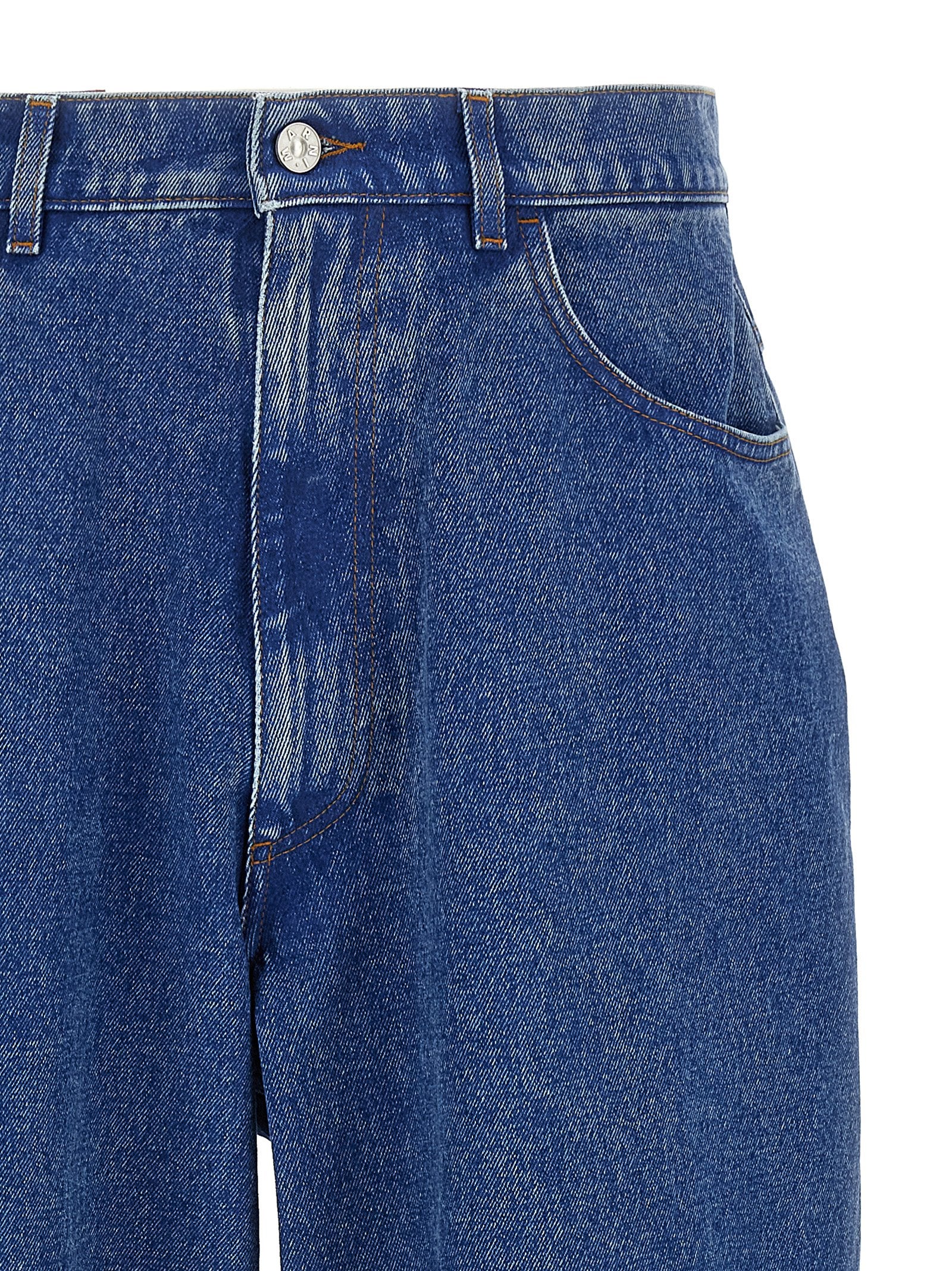 Marni Blaue Baumwolljeans Denim