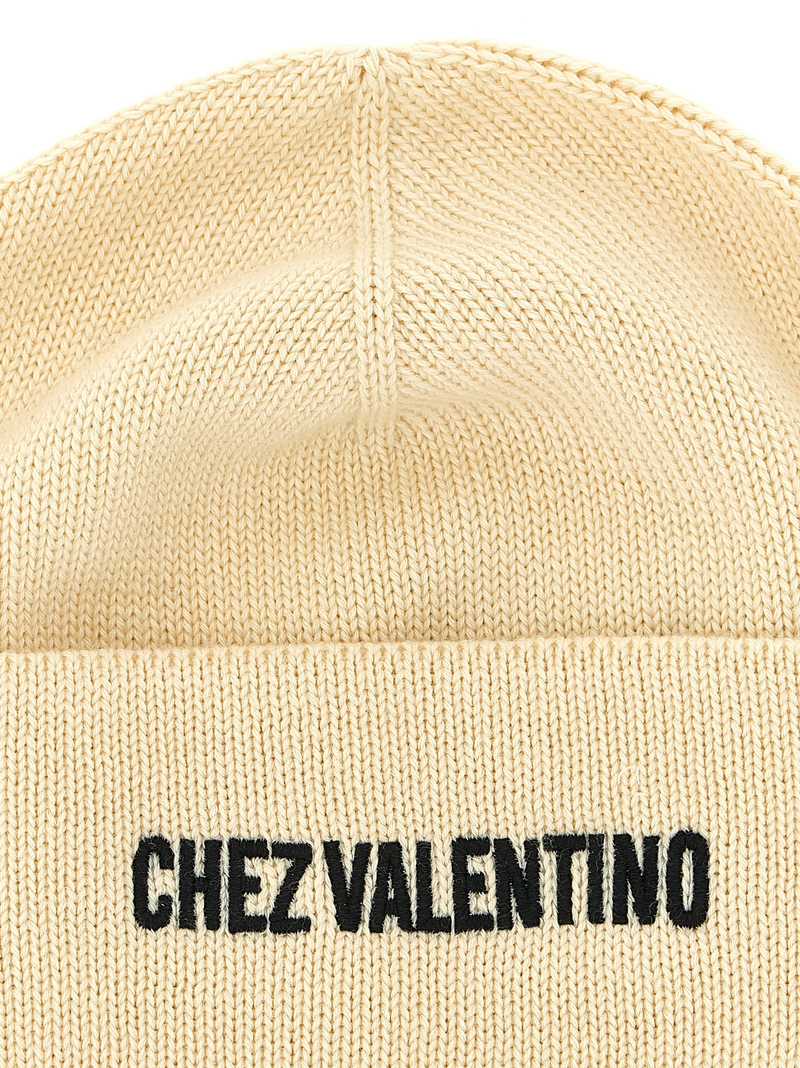 Valentino Garavani Beige Baumwollmütze