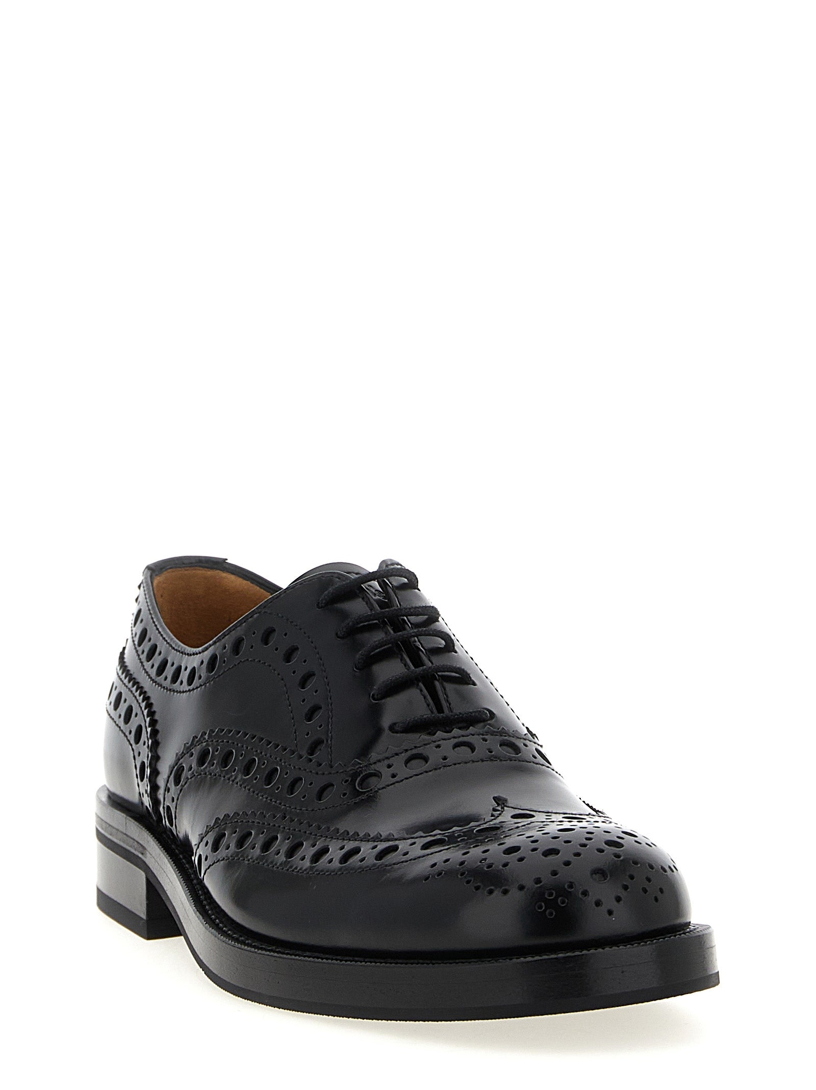 Church's Schwarze Oxford- und Derby-Schuhe aus Kalbsleder