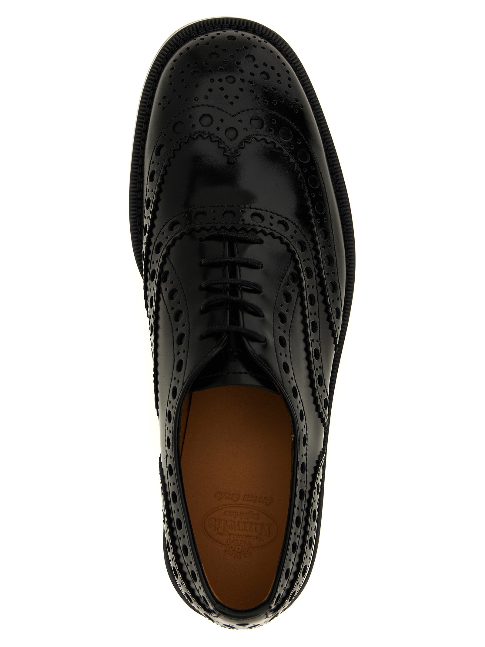 Church's Schwarze Oxford- und Derby-Schuhe aus Kalbsleder