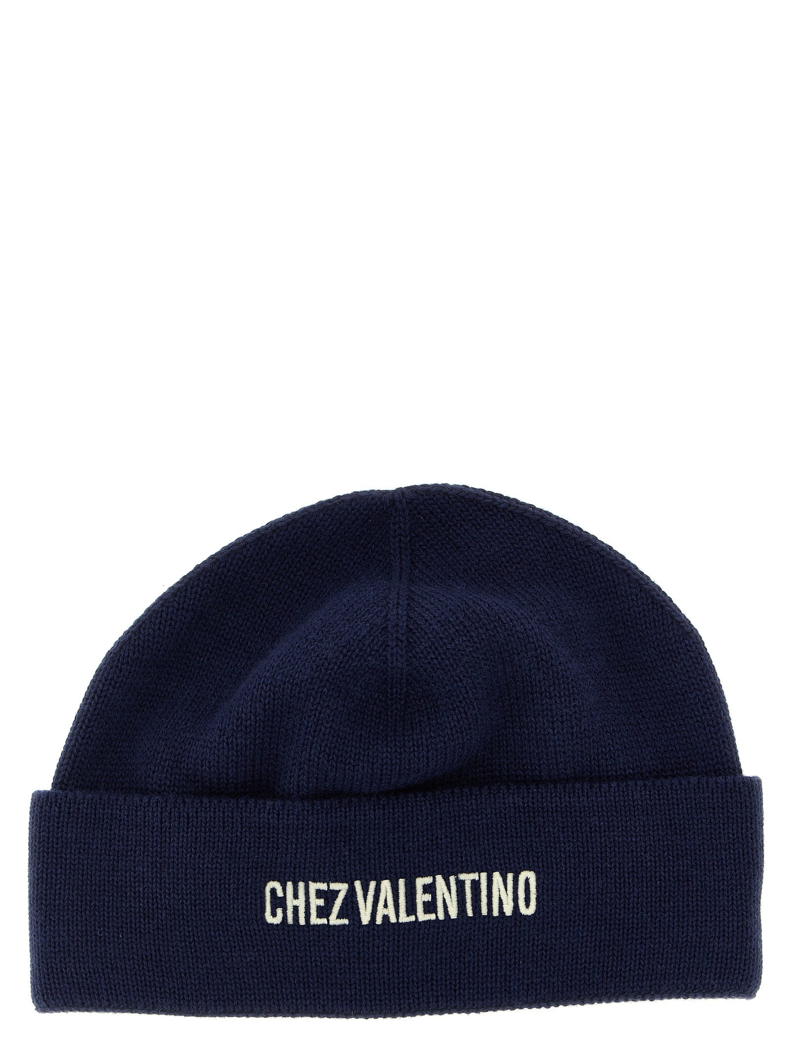 Valentino Garavani Blaue Baumwollmütze