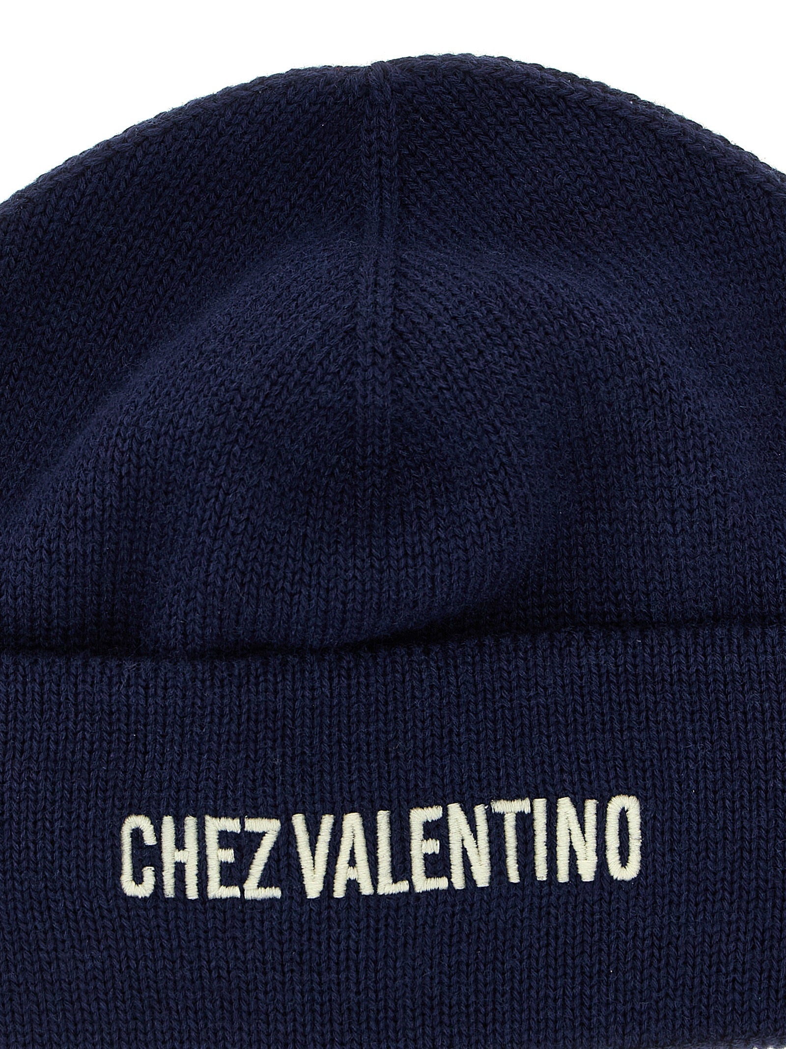Valentino Garavani Blaue Baumwollmütze